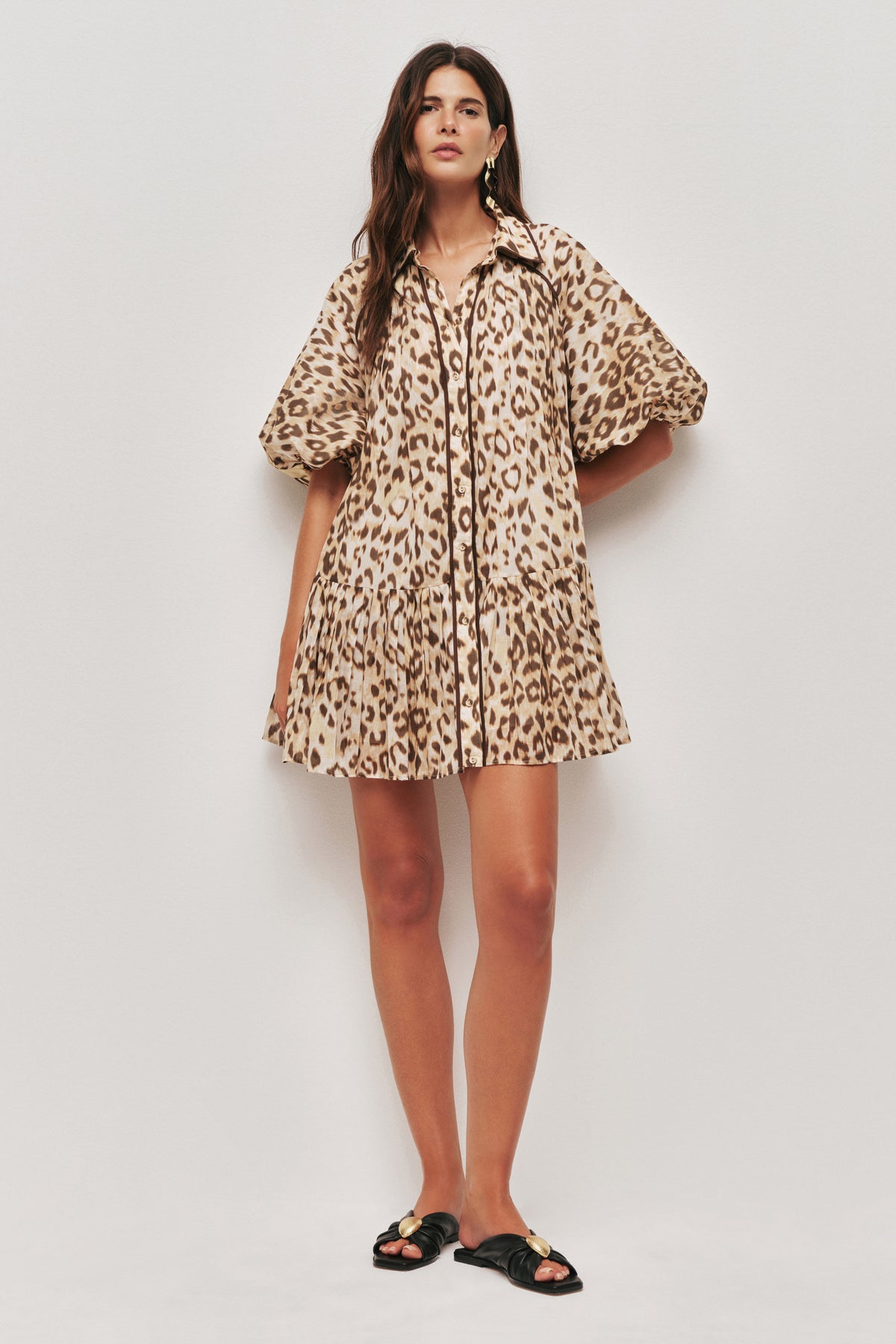 anthea mini dress Smock | Creatura Wedding Dresses V Neck Dark Size:18 35 Layered Chiffon Jessica Howard Available In Sage