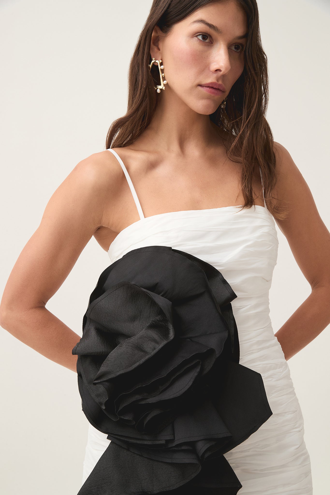 Potion Spiral Mini Dress-IVORY/BLACK / 4 Potion Spiral Mini Dress-IVORY/BLACK / 4