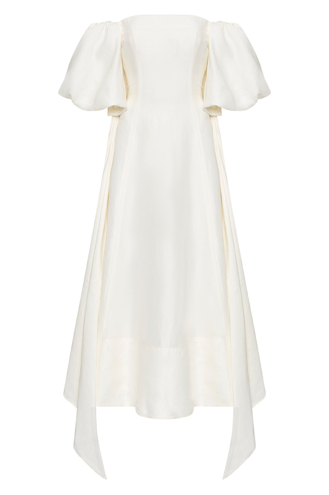 aje incarnation midi dress Incarnation Midi Dress-IVORY / 10