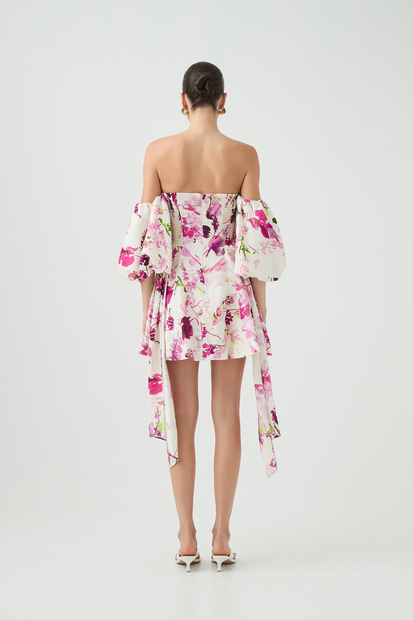 aje flora mini dress Aje Fleur Mini Dress in White