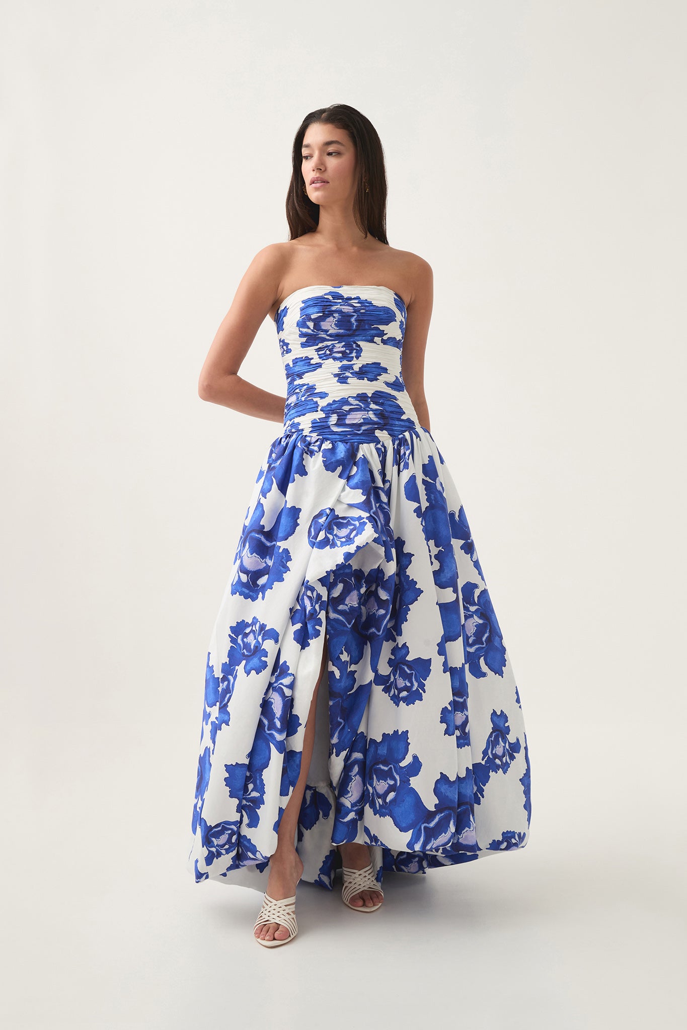 Behold Maxi Dress | Boldly Blooming Cobalt
