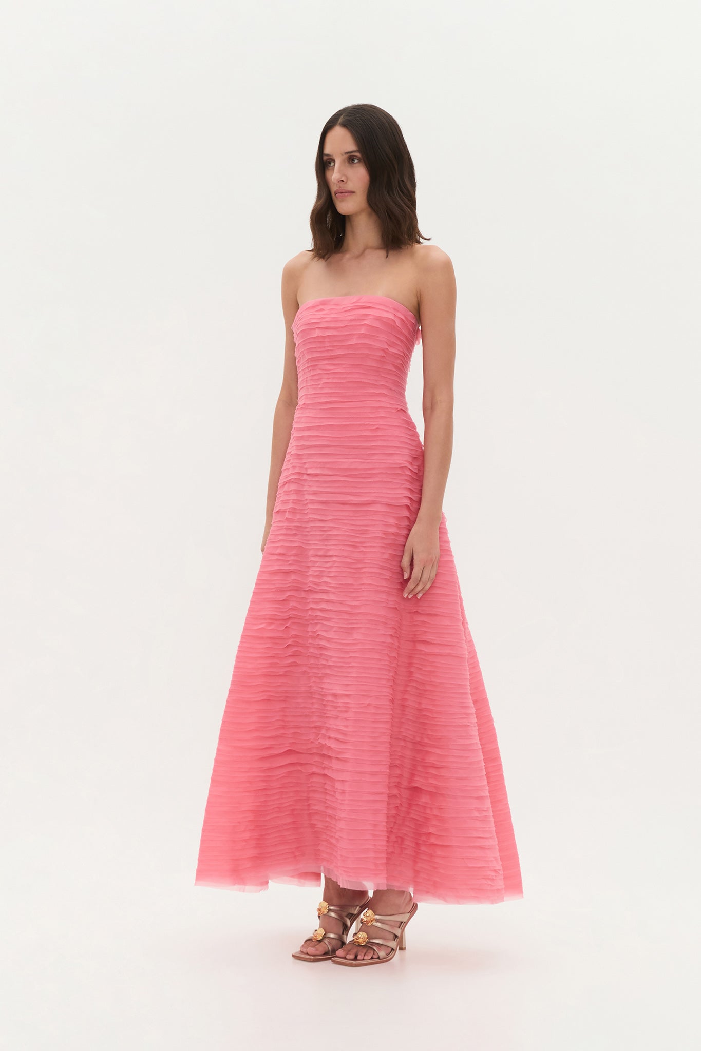 Soundscape Maxi Dress | Guava Pink | Aje Aje International Soundscape Maxi Dress | Guava Pink | Aje Aje International