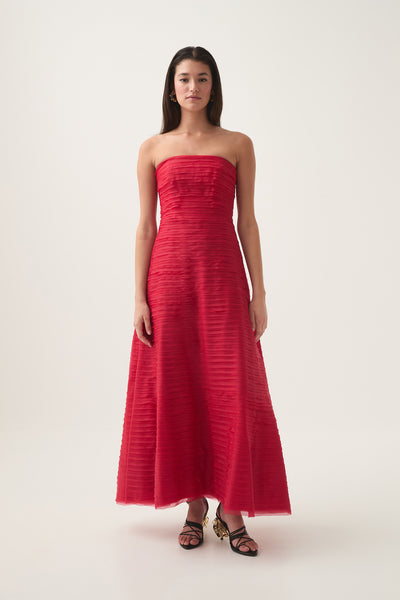Soundscape Maxi Dress | Scarlet Red | Aje – Aje ROW
