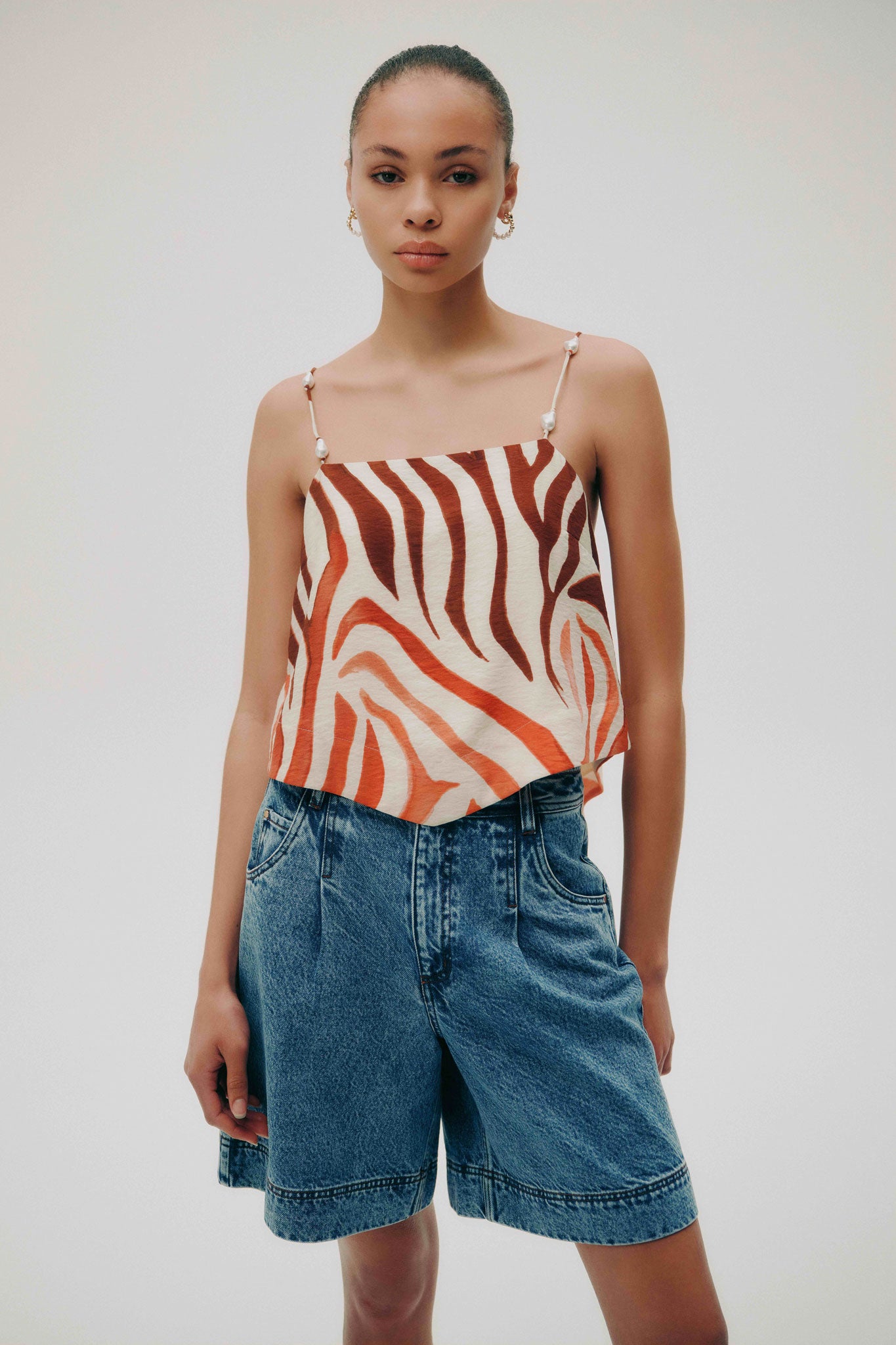 Flynn Longline Denim Short