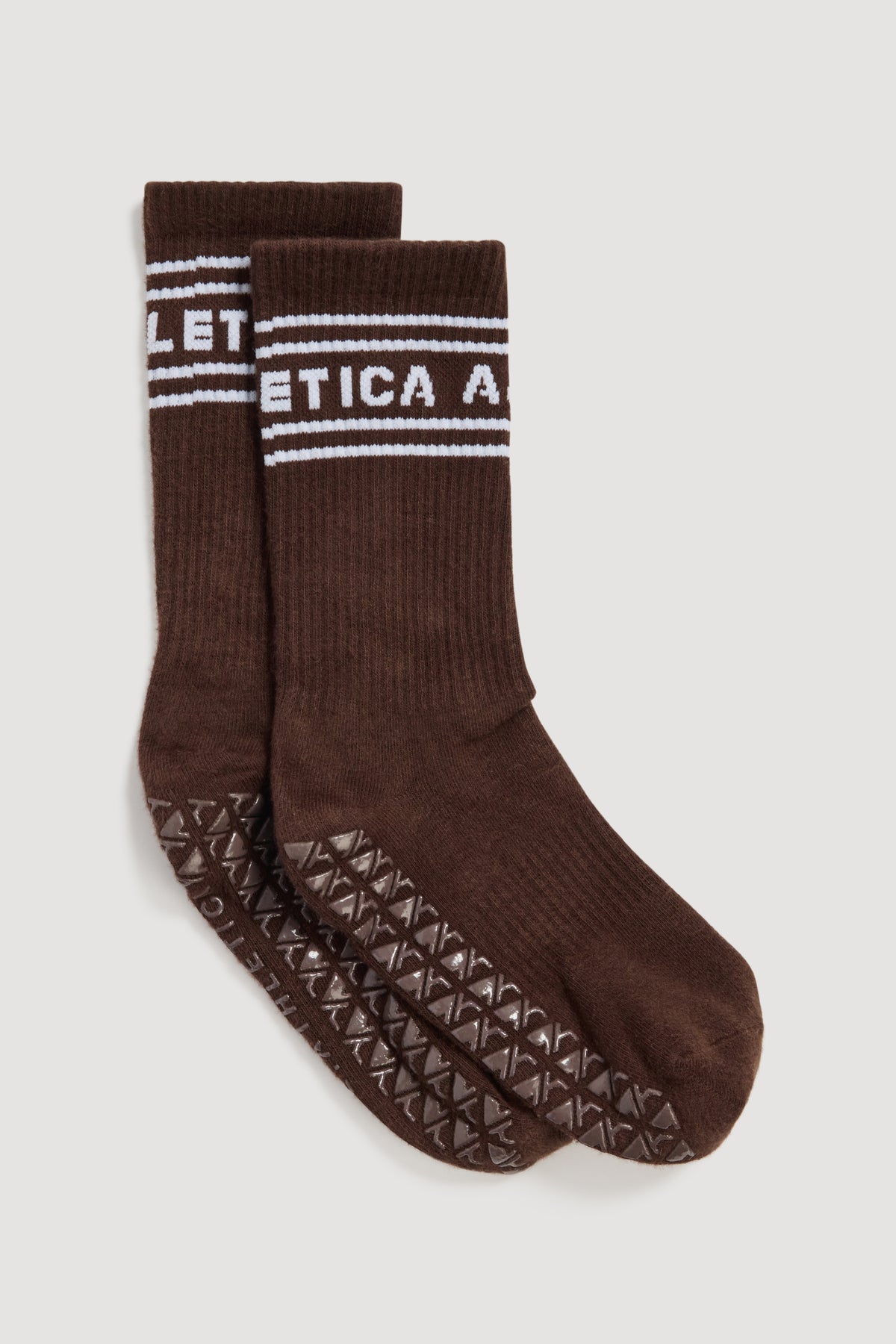 Classic Logo Pilates Sock 032 | Chocolate/White | Aje Studio – Aje ...