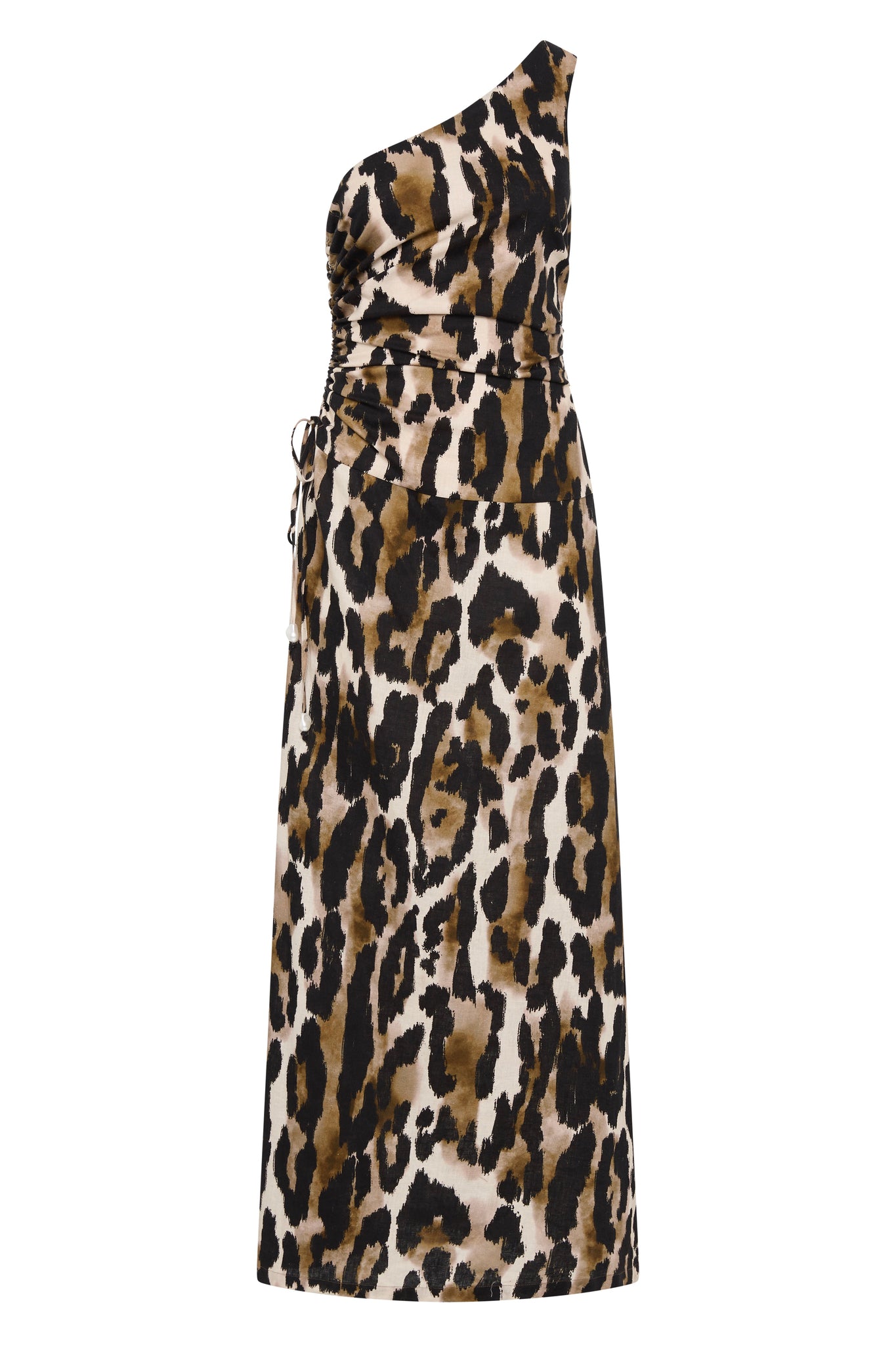 daze one shoulder maxi dress Fortunate One