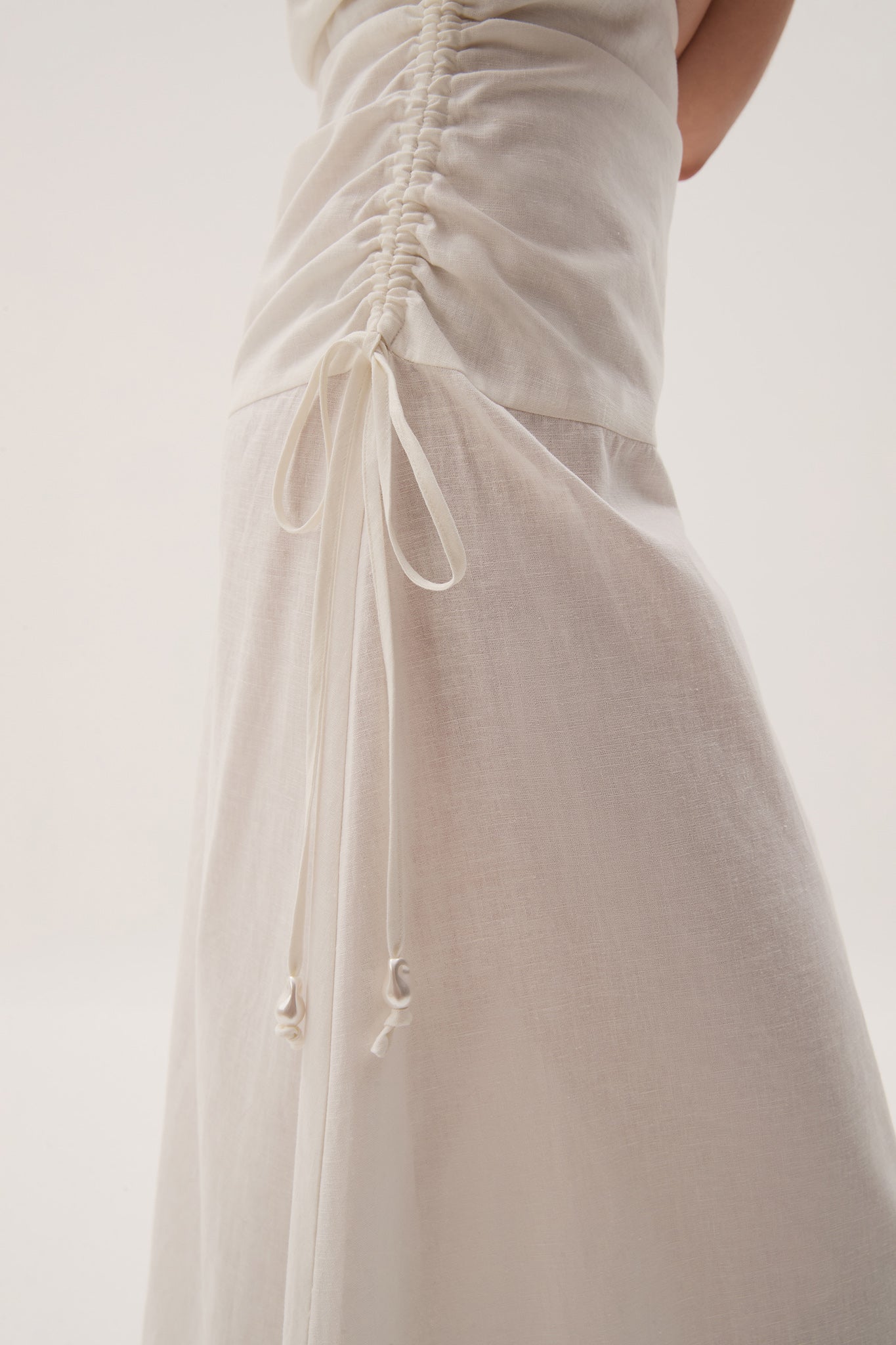 aje daze one shoulder maxi dress Daze One Shoulder Maxi Dress-ANIMAL / 4