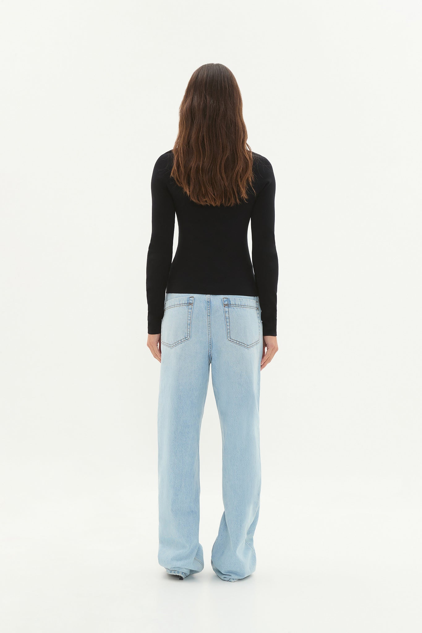 Core Knit Logo Ls Top