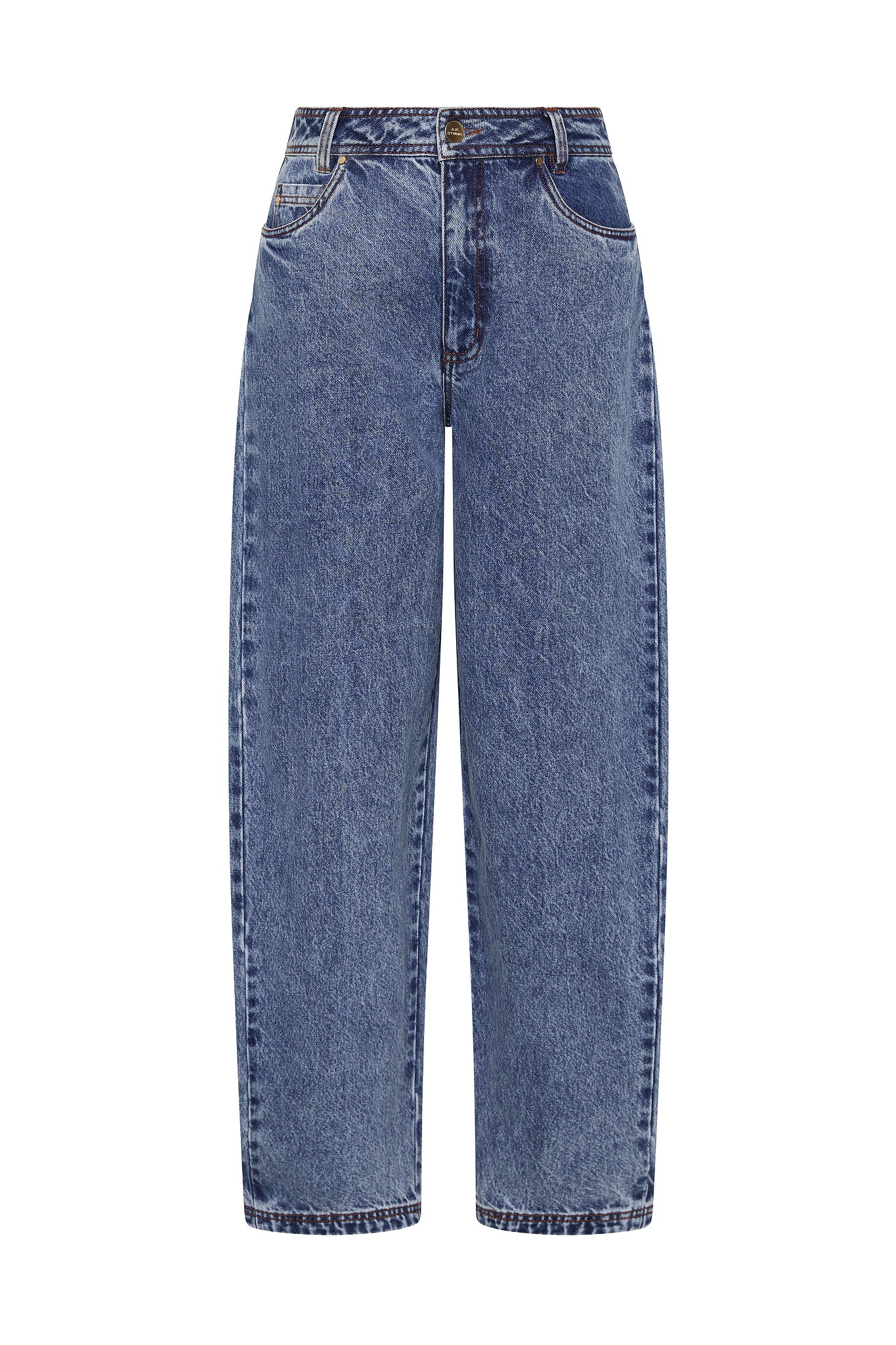 Blues Denim Barrel Jeans