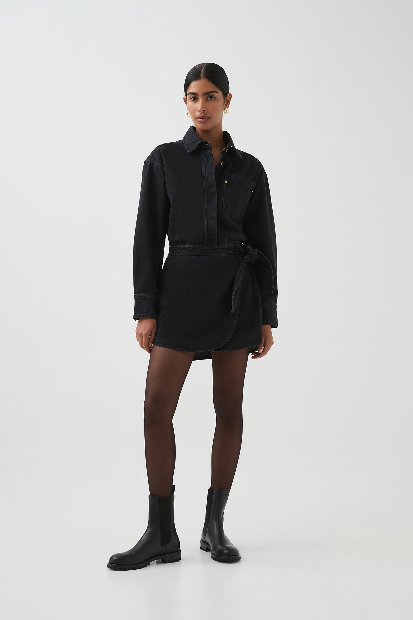 aje sienna dress black Aje. Bungalow Sienna Dress Size 10 BNWT