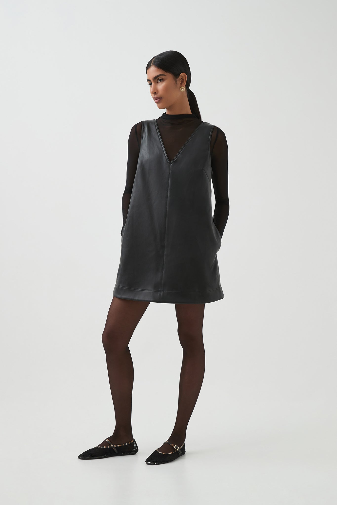 Raven Mini Dress-BLACK / 4 Raven Mini Dress-BLACK / 4