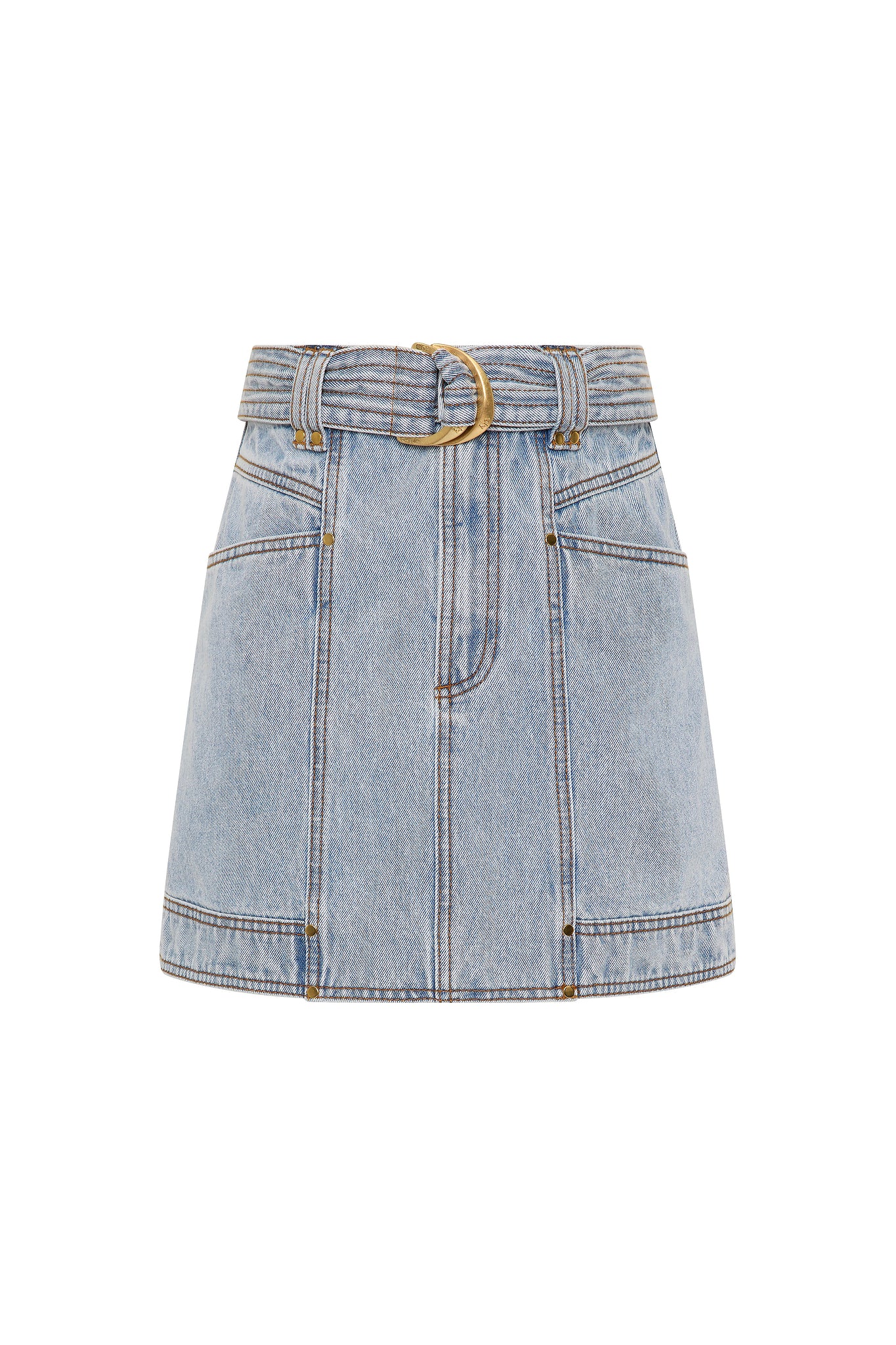 aje ray denim dress Ray Denim Mini Dress | Sea Spray Wash