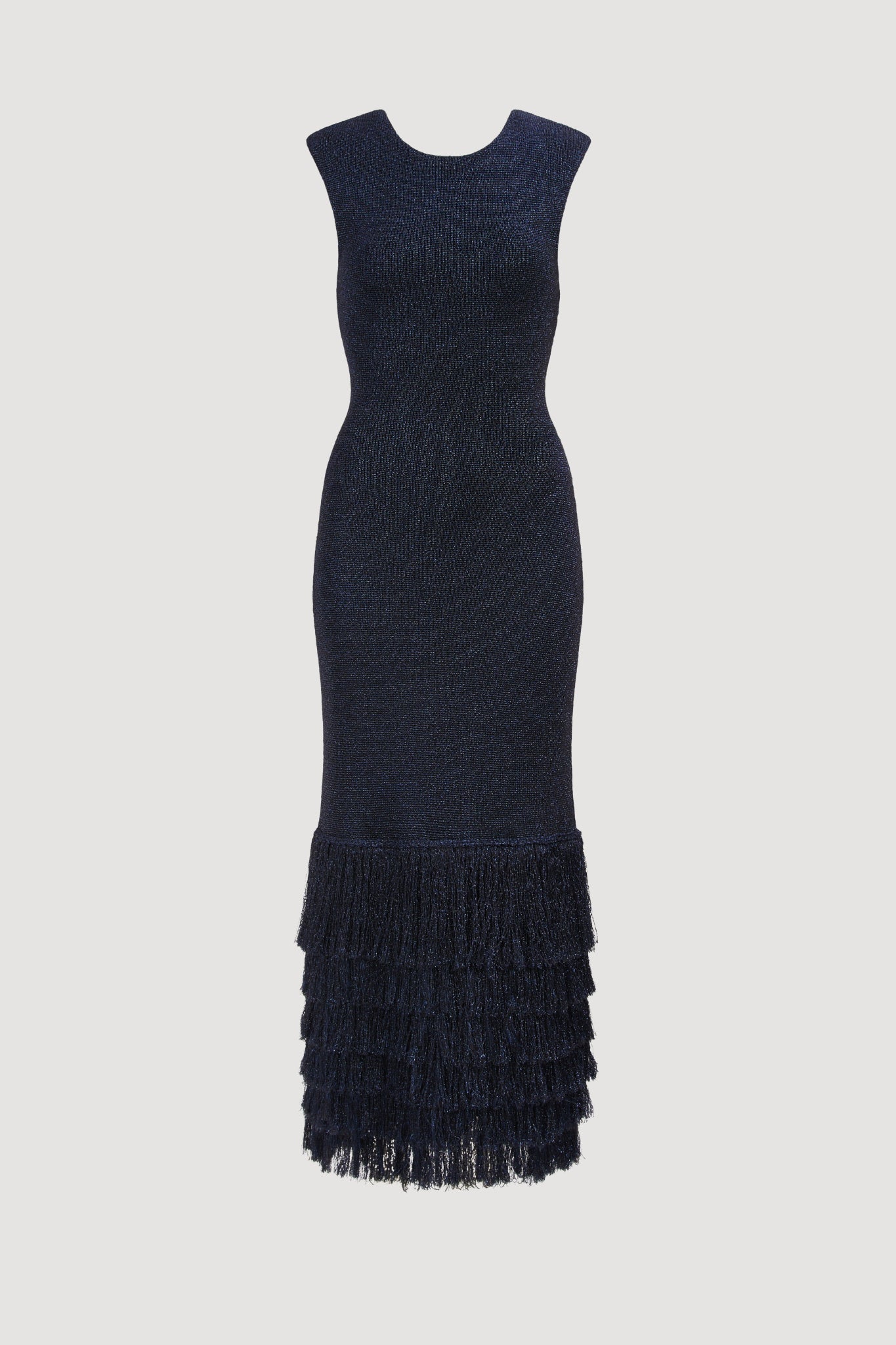 breeze knit midi dress Aje Breeze Knit Midi Dress in Rose Gold