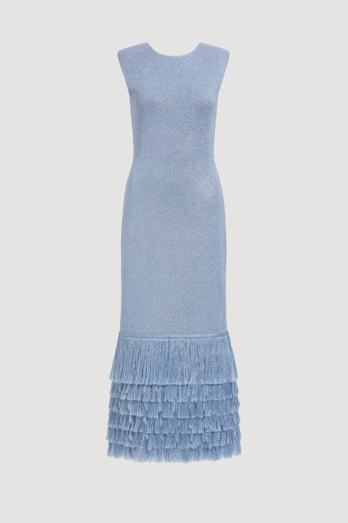 Breeze Knit Midi Dress-PALE BLUE / XXS Breeze Knit Midi Dress-PALE BLUE / XXS