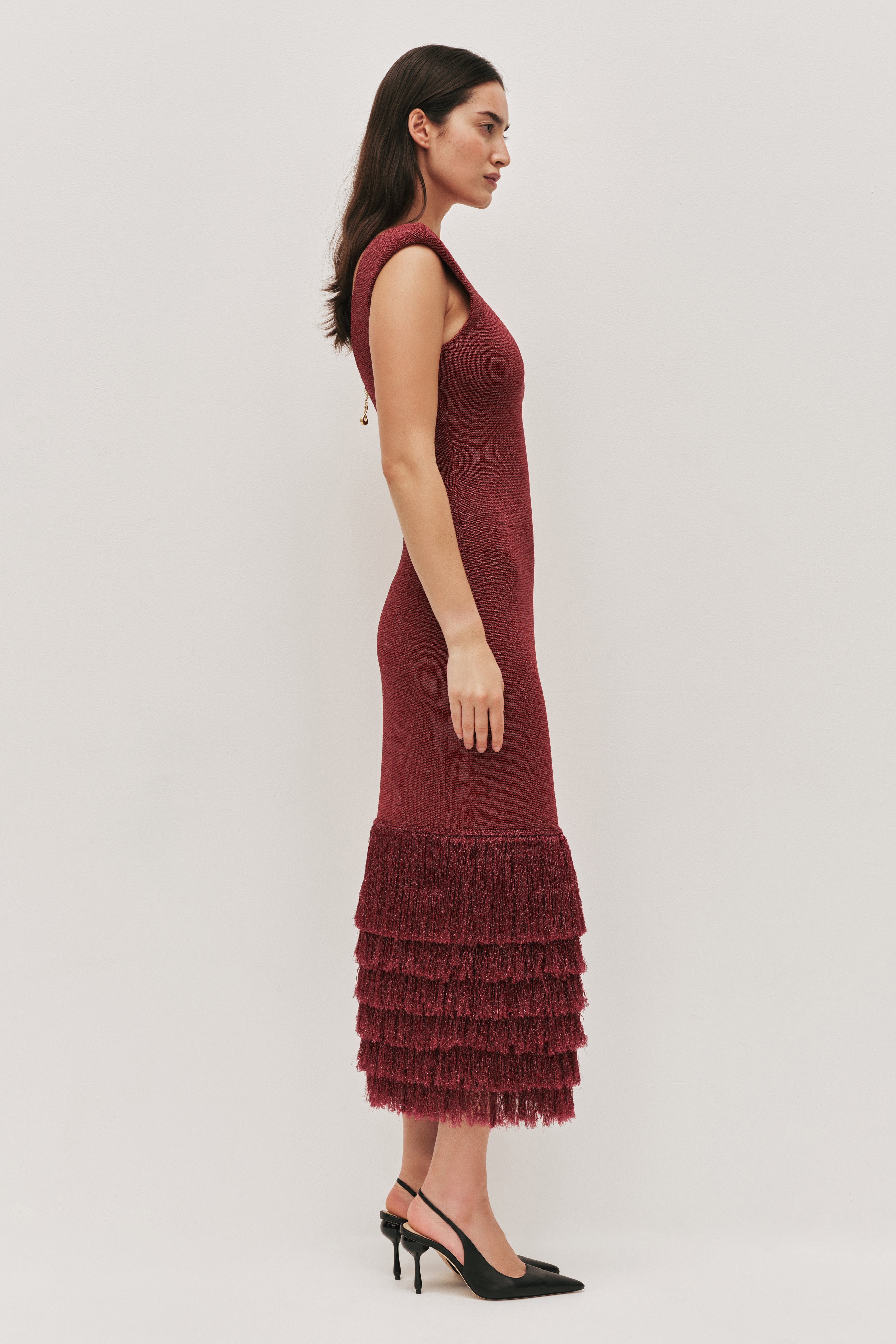 Breeze Knit Midi Dress | Plum