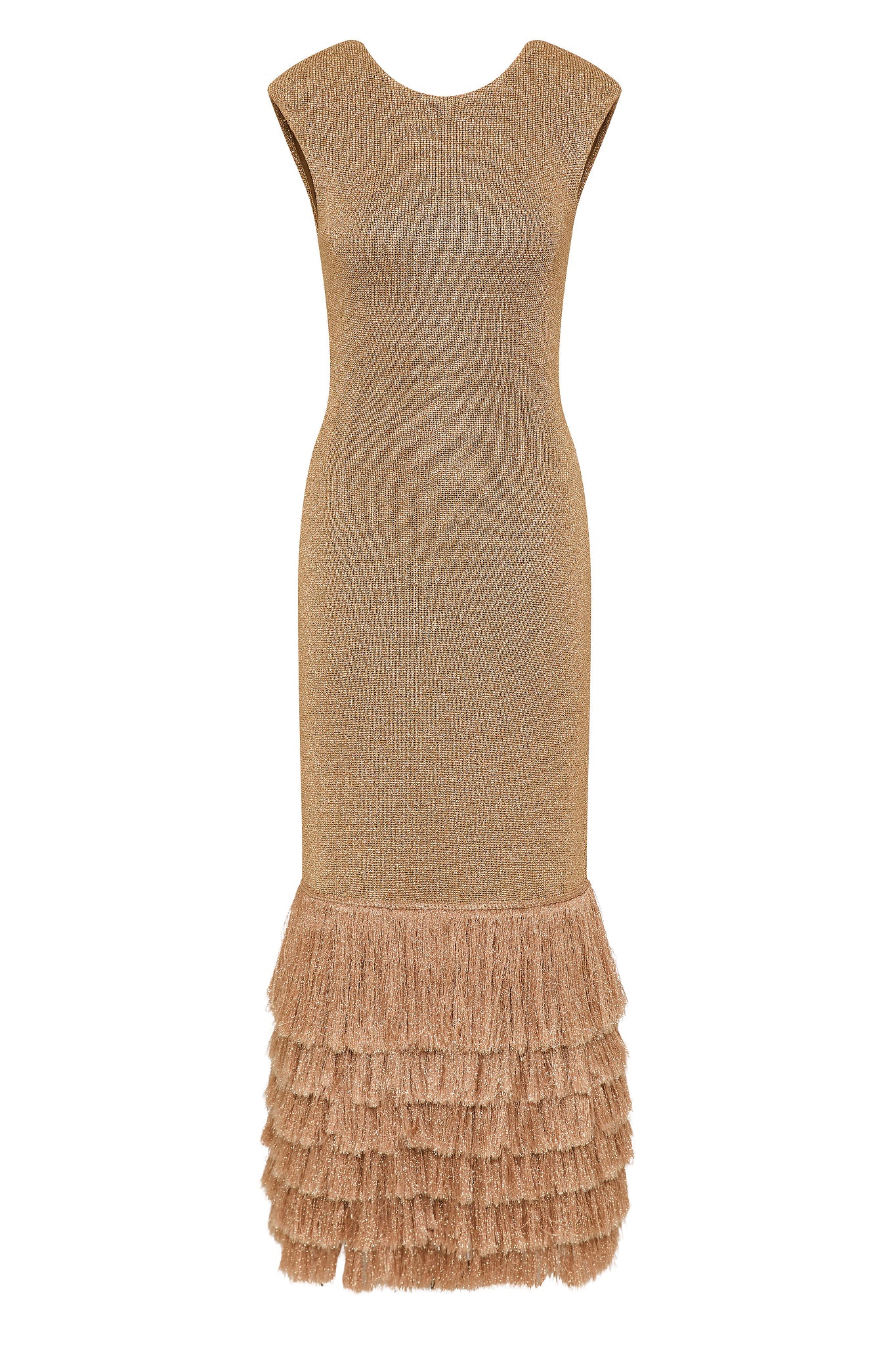 Breeze Knit Midi Dress-ROSE GOLD / XXS Breeze Knit Midi Dress-ROSE GOLD / XXS
