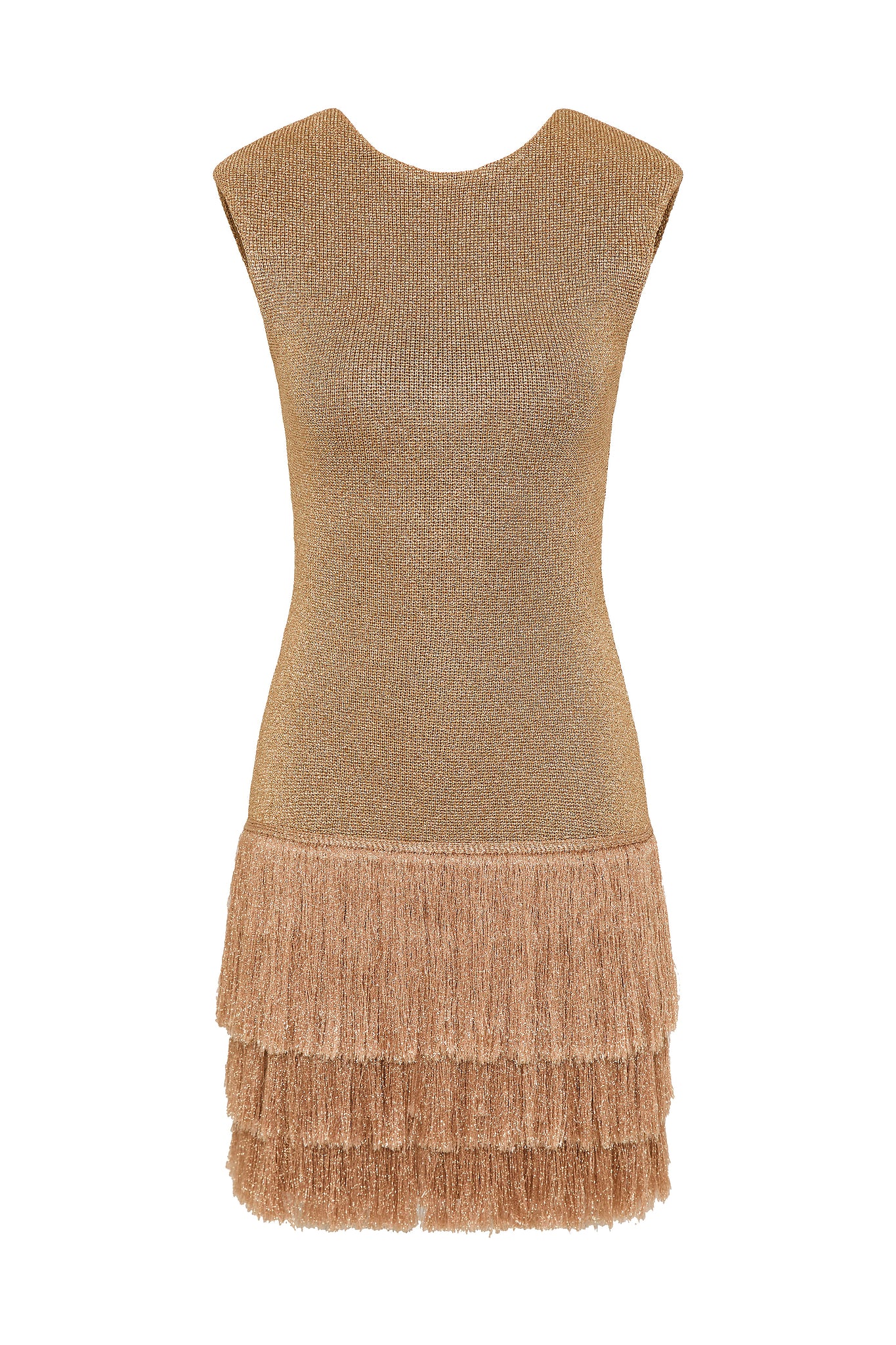 Breeze Knit Mini Dress-ROSE GOLD / XXS Breeze Knit Mini Dress-ROSE GOLD / XXS
