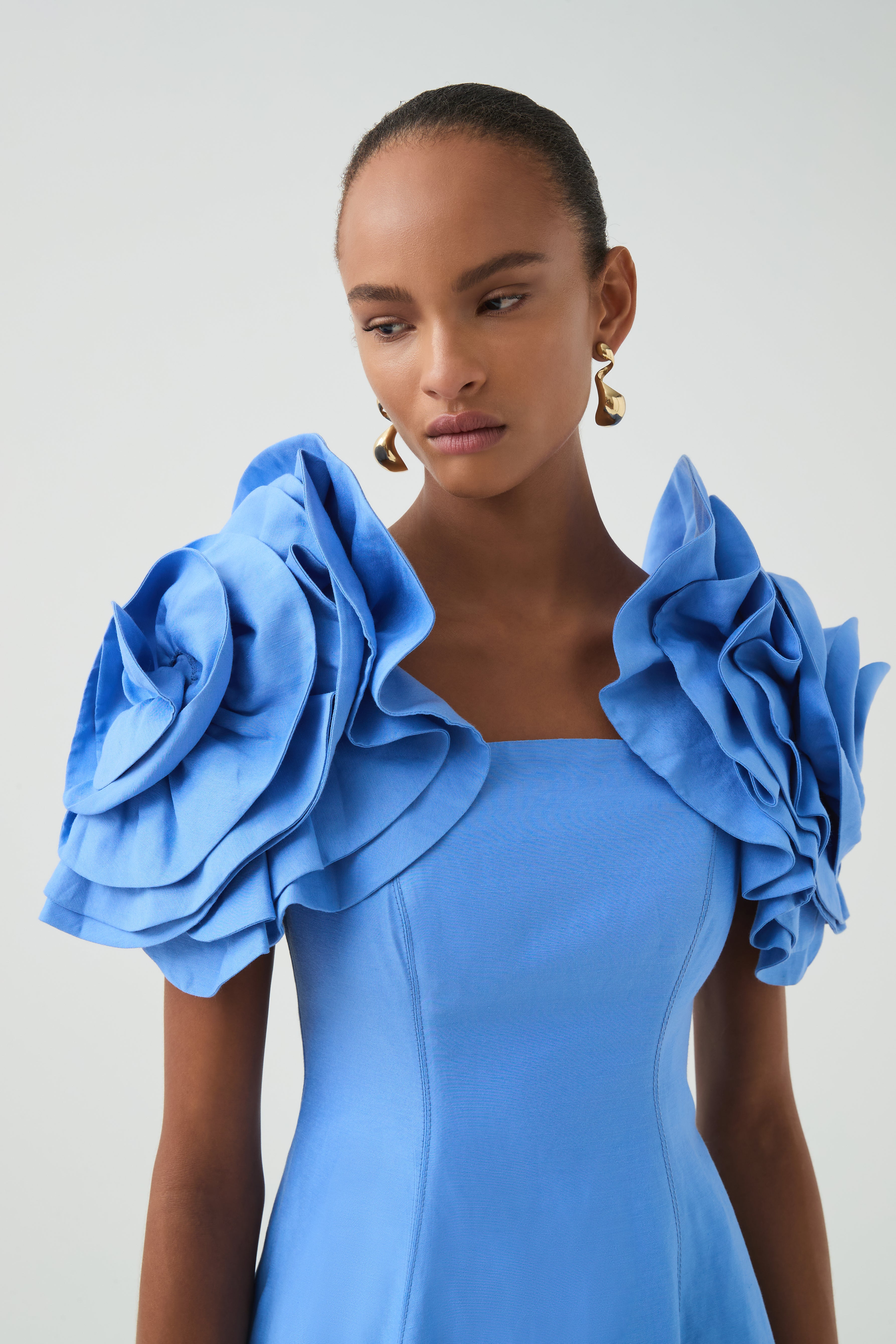 Twyla Mini Dress | Oyster Blue | Aje Aje International Twyla Mini Dress | Oyster Blue | Aje Aje International