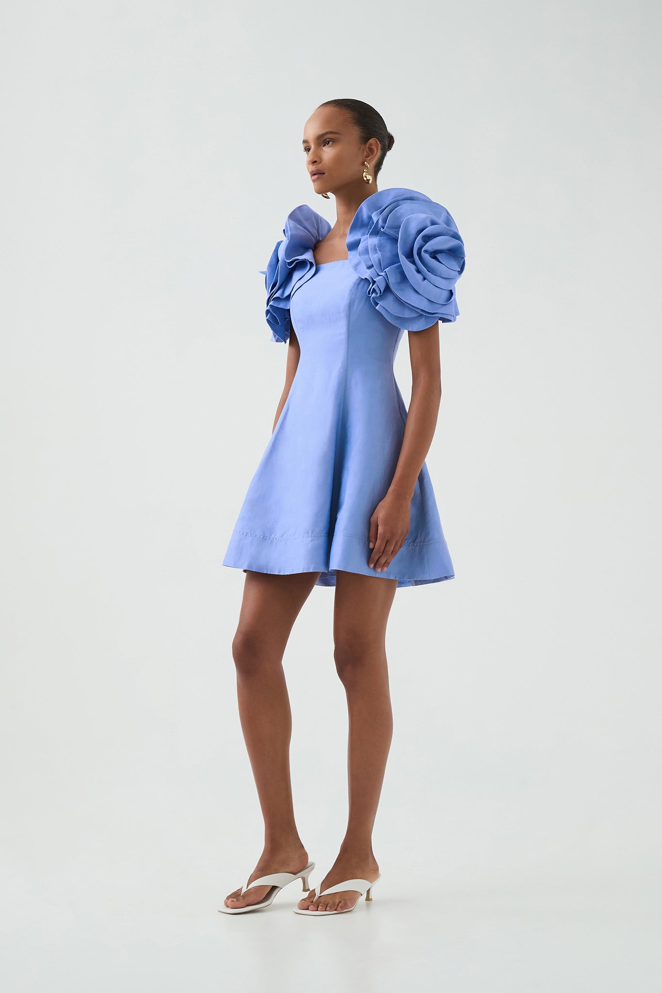 Twyla Mini Dress | Oyster Blue | Aje Aje International Twyla Mini Dress | Oyster Blue | Aje Aje International