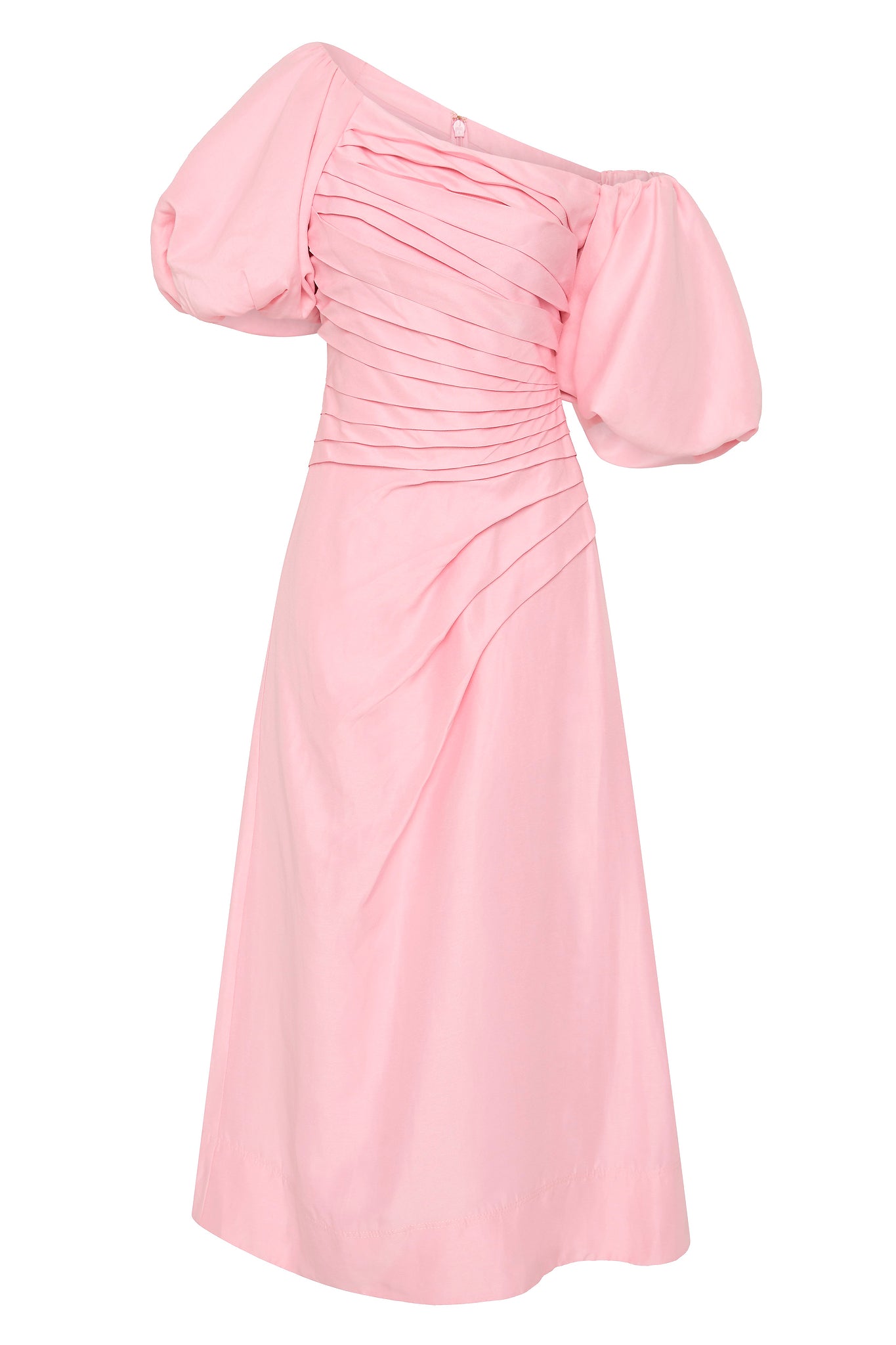 Cadence Ruched Midi Dress | Ballerina Pink | Aje Aje International Cadence Ruched Midi Dress | Ballerina Pink | Aje Aje International