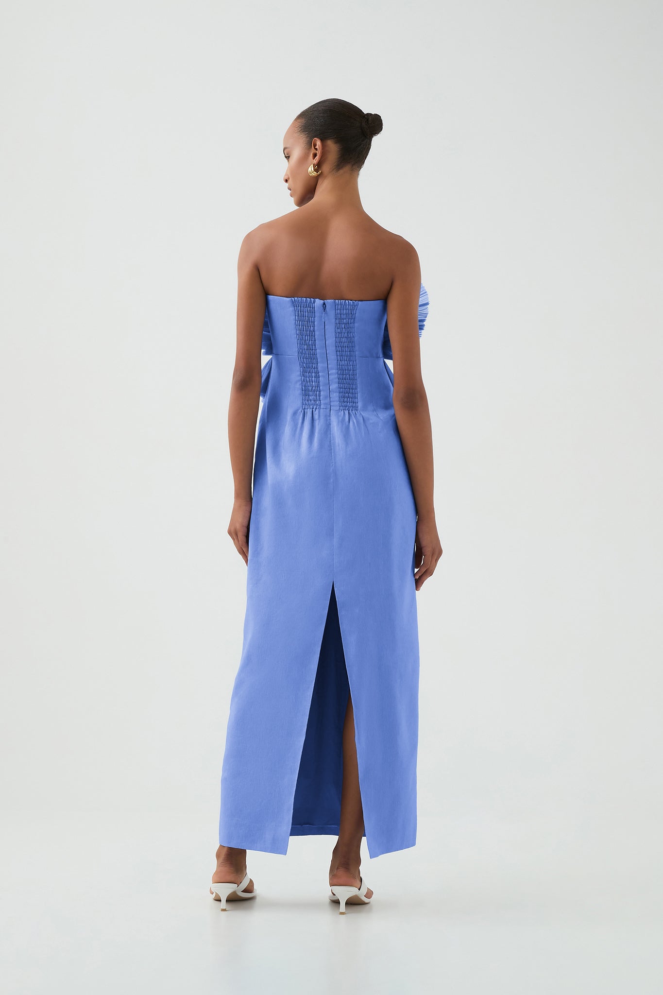aje kira midi dress Aje Kira Midi Dress - Blue