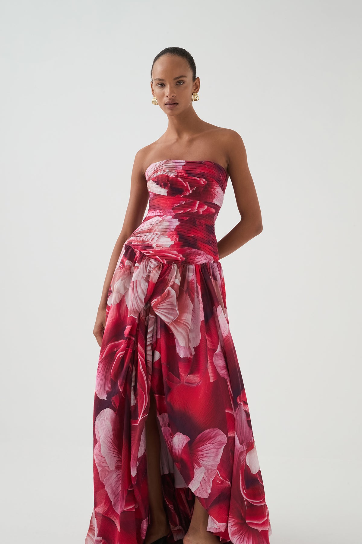 Flora Gown | Prismatic Floral Red | Aje – Aje ROW
