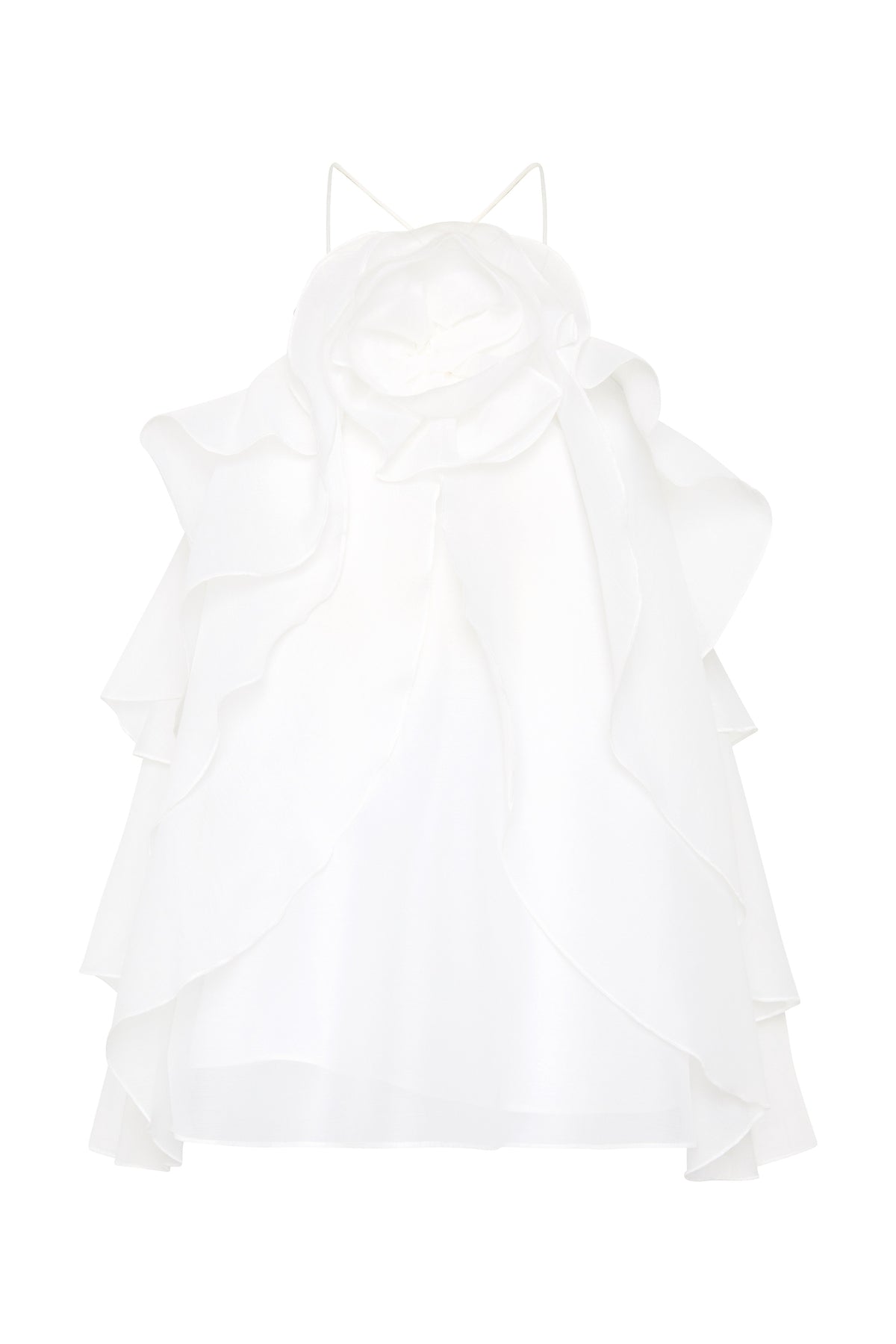 Aja Stripe Top, Ivory & Verde main image 1