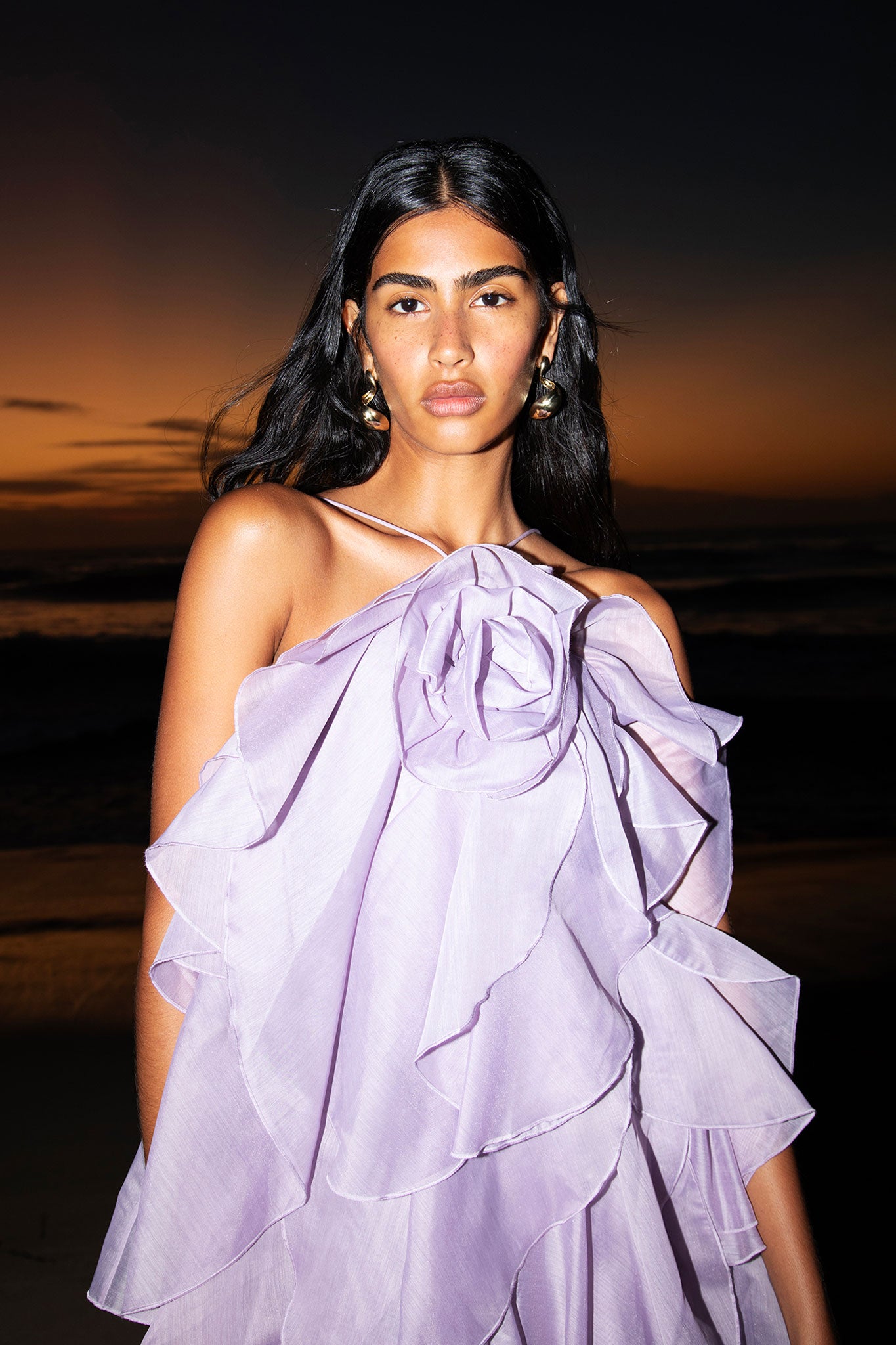 Pandorea Layered Maxi Dress-LILAC / 12 Pandorea Layered Maxi Dress-LILAC / 12