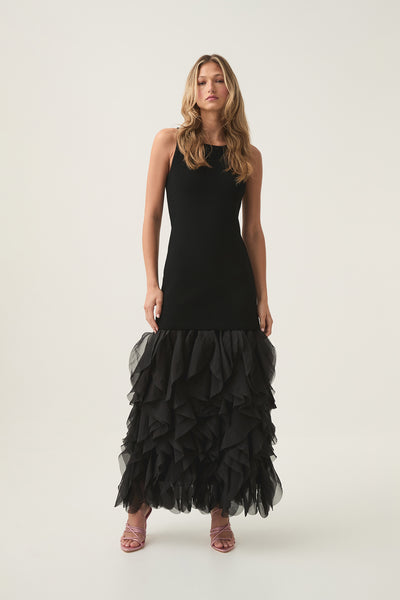 Elations Knit Maxi Dress | Black