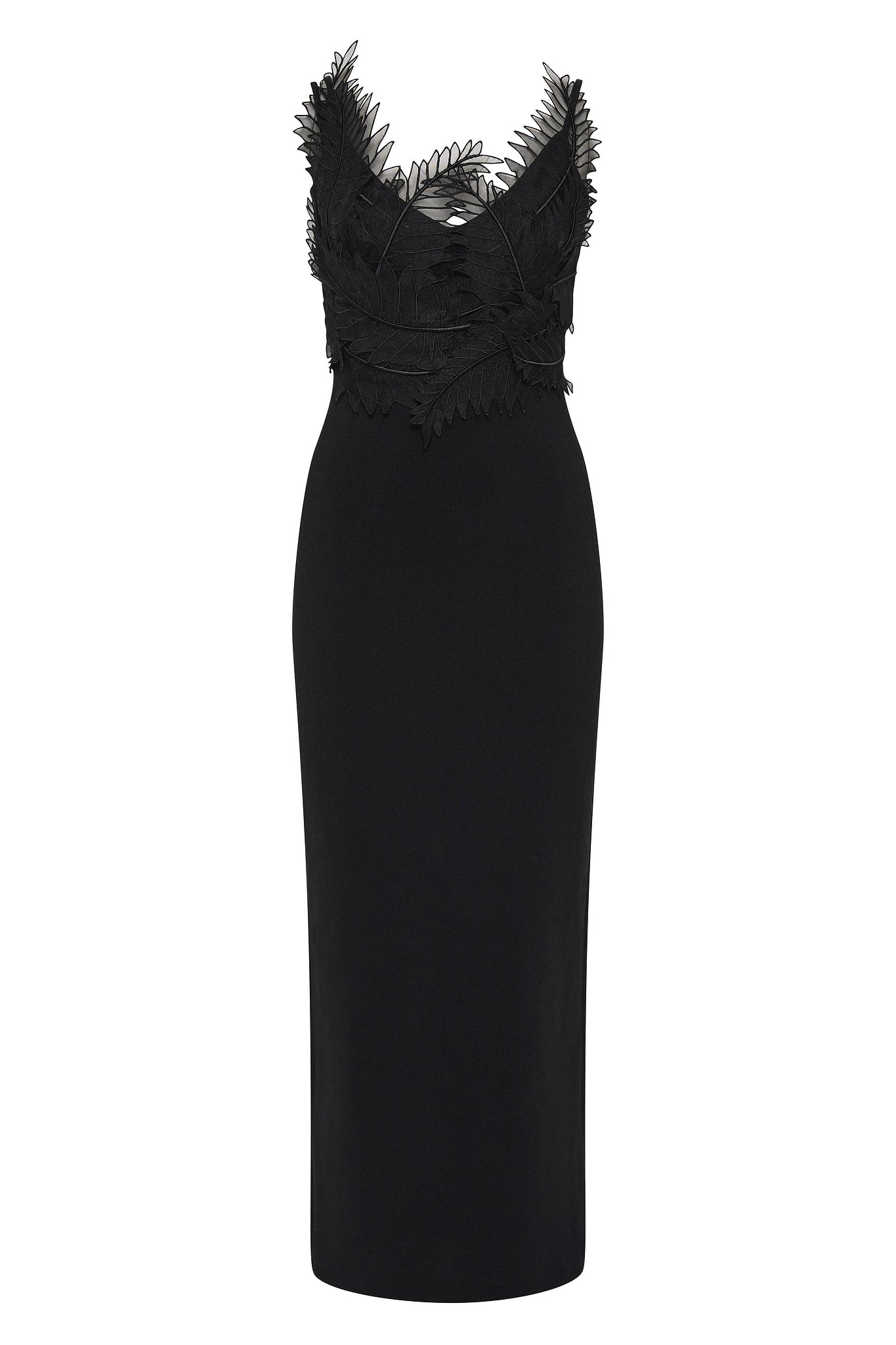 Daisy Knit Maxi Dress-BLACK / XS Daisy Knit Maxi Dress-BLACK / XS