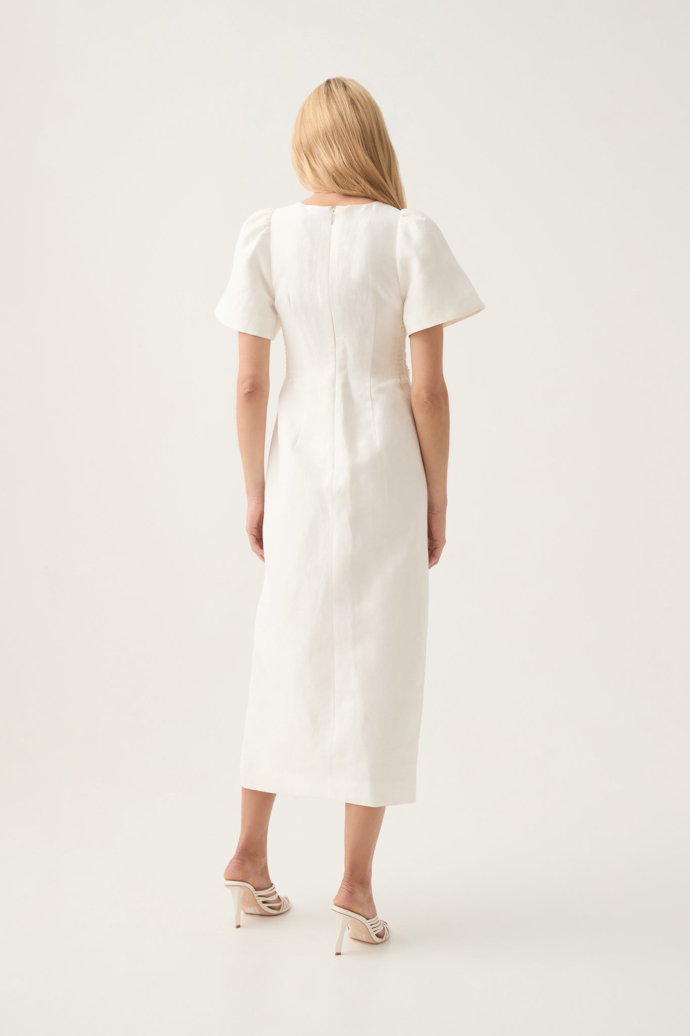 presence twisted midi dress Aje Presence Twisted Midi Dress