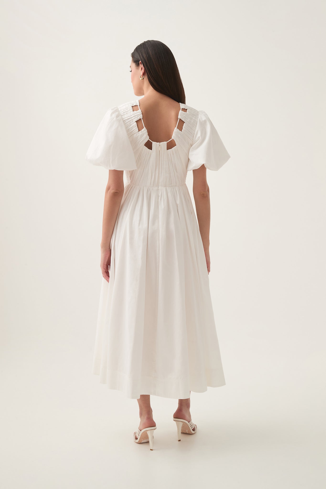 Esmerie Midi Dress | Ivory | Aje – Aje ROW