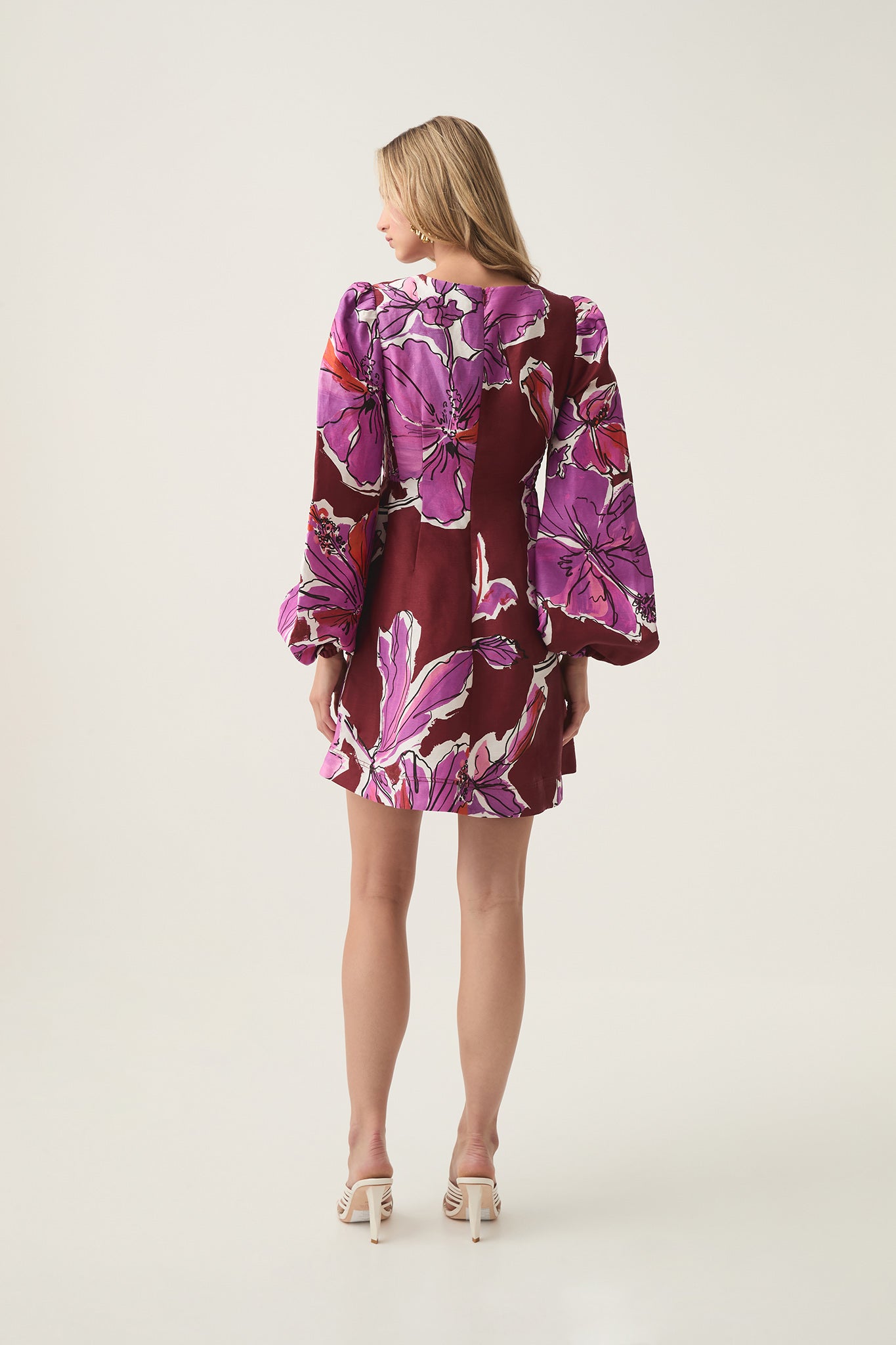 aje inflorescence midi dress Inflorescence Midi Dress | Bold Hibiscus