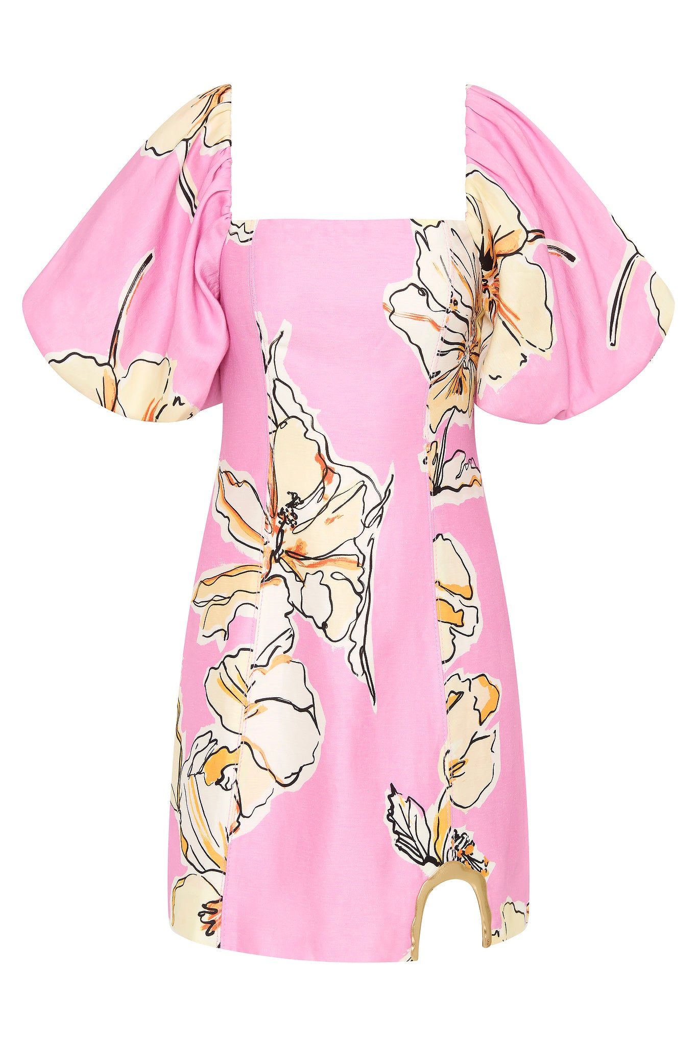 Flourish Mini Dress-PINK HIBISCUS / 4 Flourish Mini Dress-PINK HIBISCUS / 4