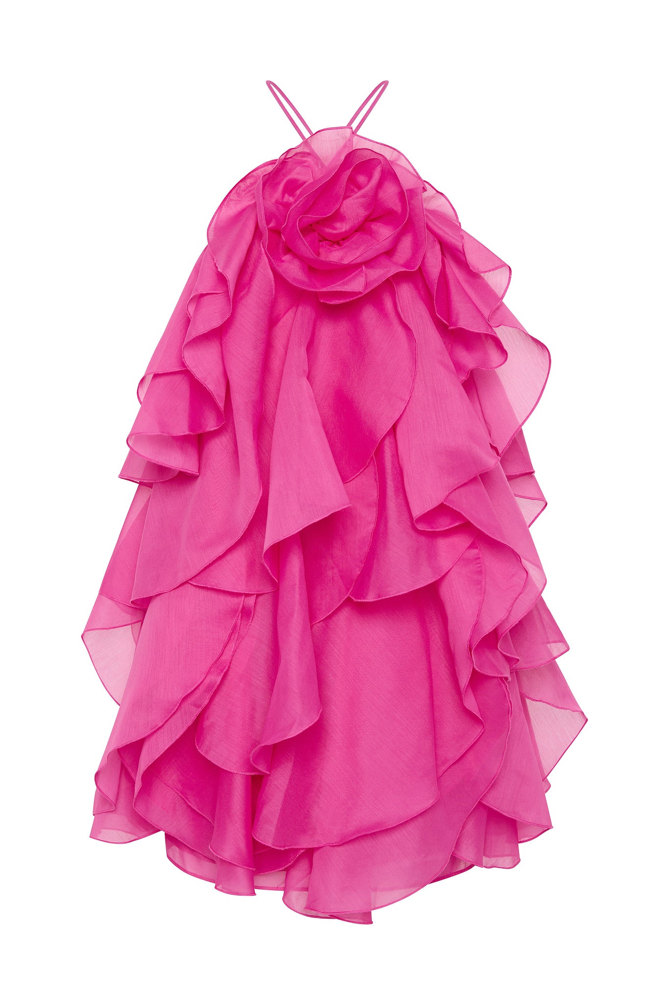 Pandorea Layered Mini Dress | Fuchsia Rose | Aje Aje International Pandorea Layered Mini Dress | Fuchsia Rose | Aje Aje International