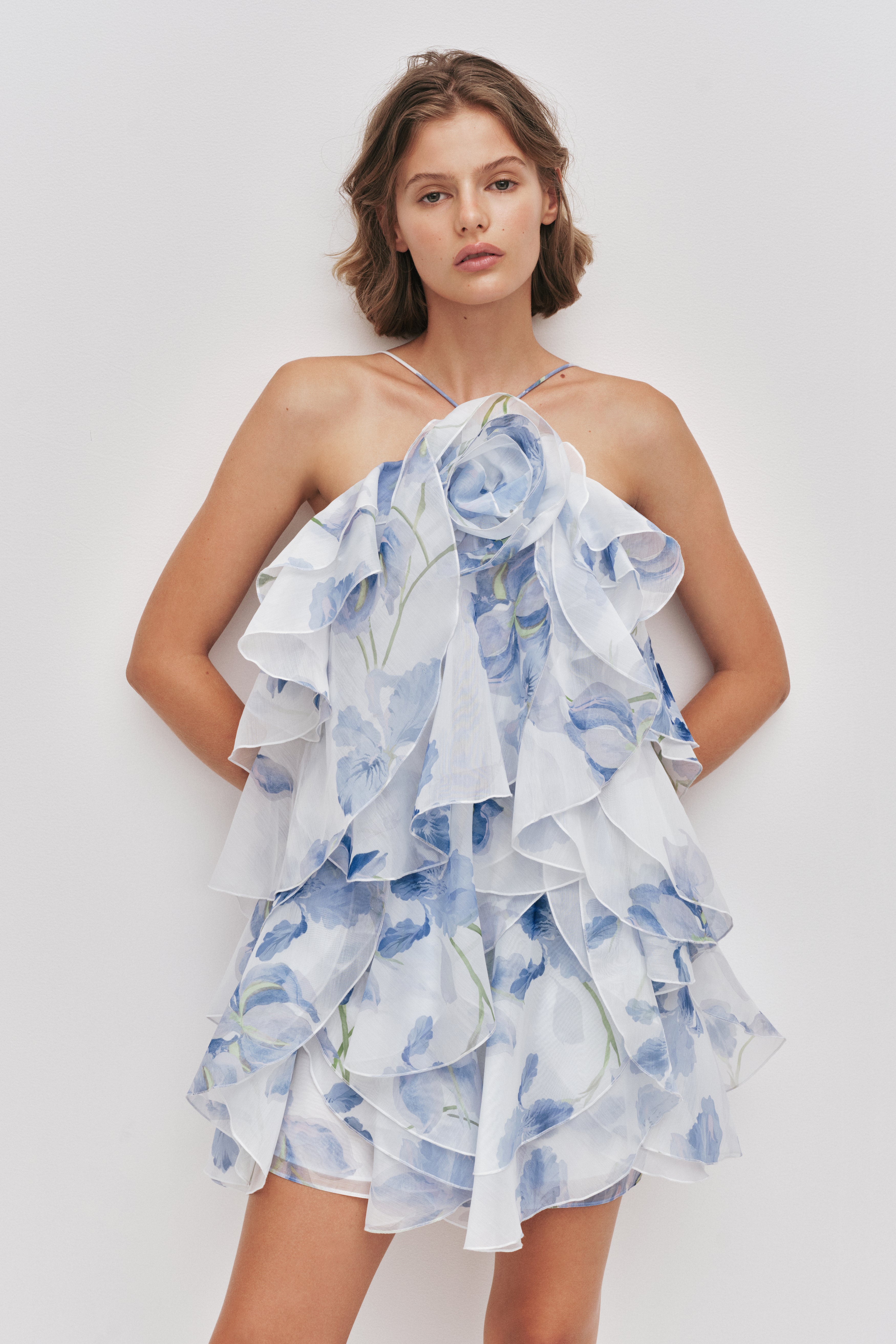 Pandorea Layered Mini Dress-IRIS / 8 Pandorea Layered Mini Dress-IRIS / 8
