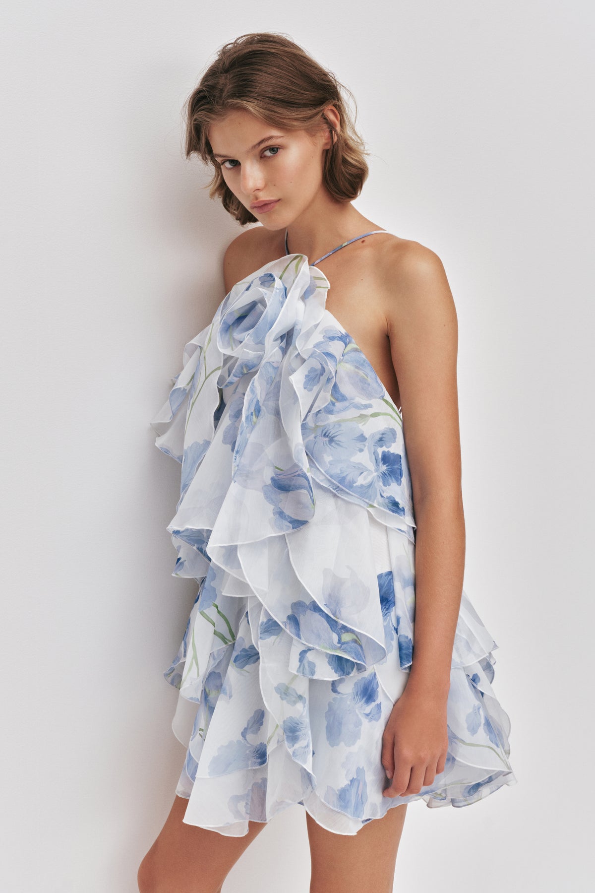 aje whisper layered mini dress Pandorea WEDING