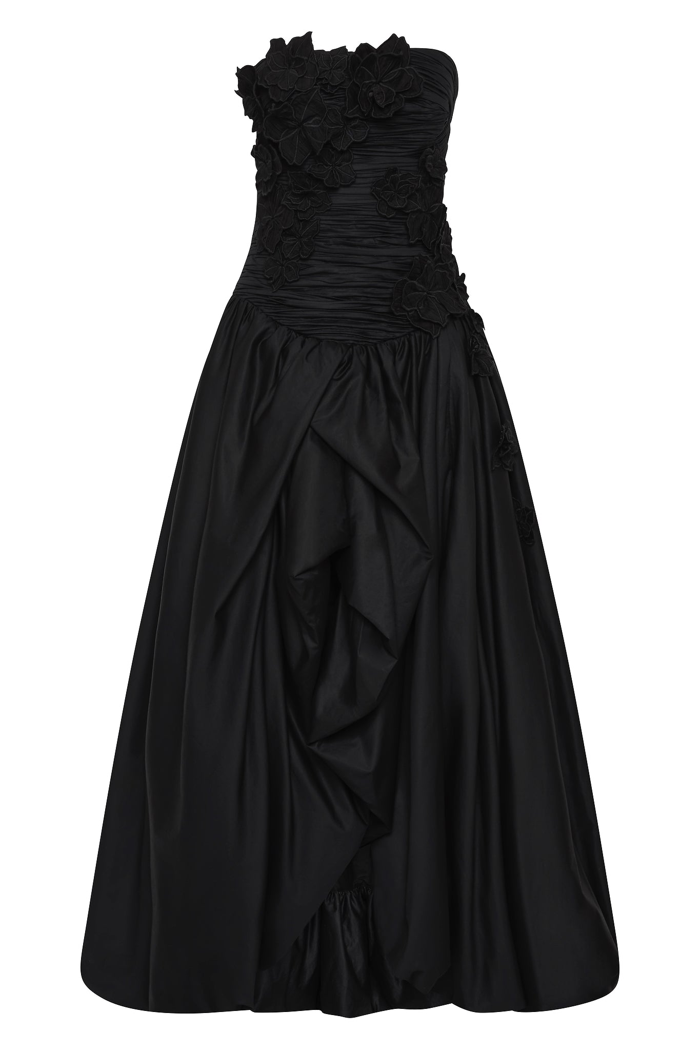 Splendour Flower Gown-BLACK / 4 Splendour Flower Gown-BLACK / 4