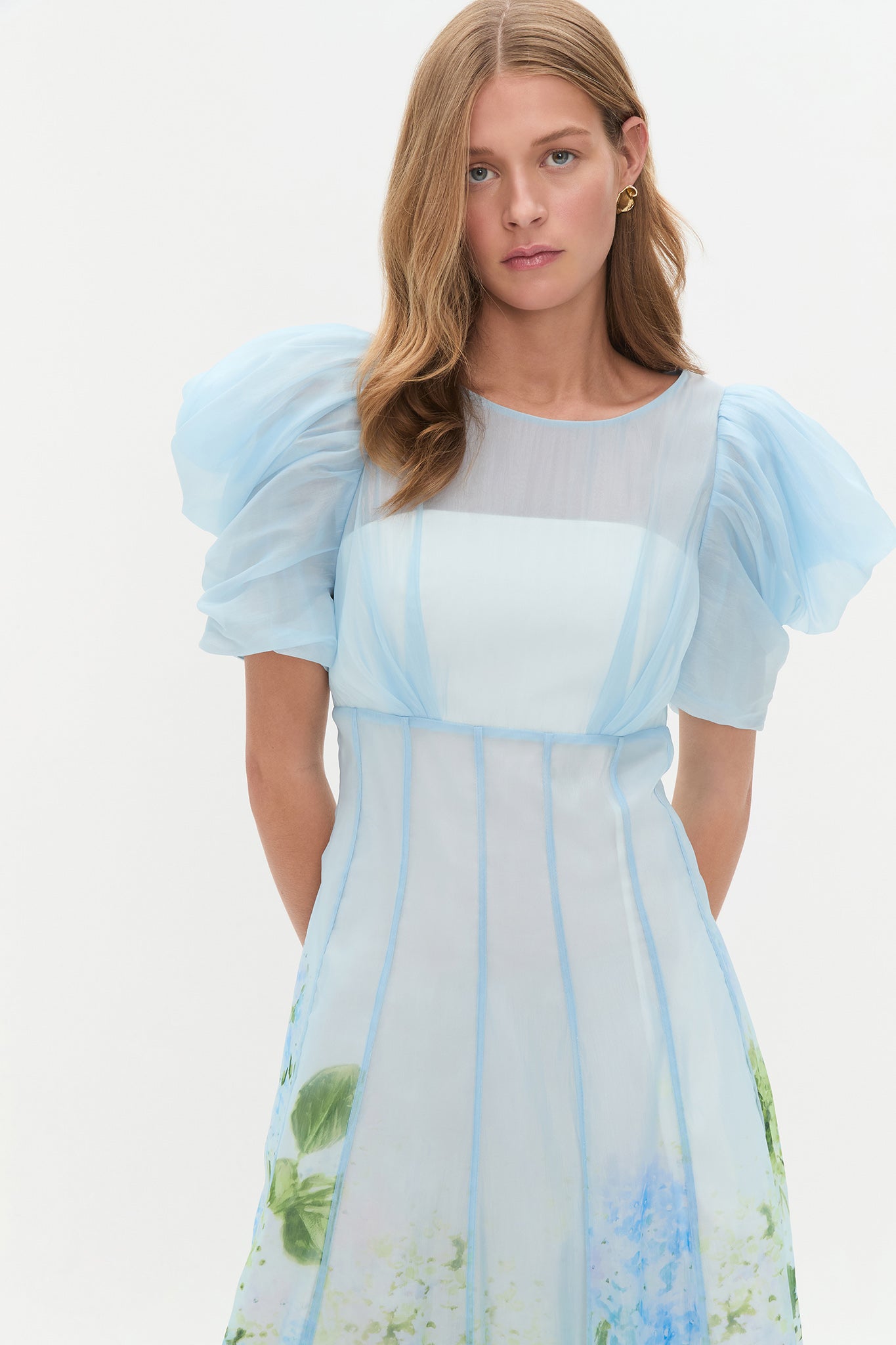aje clementine midi dress Buy Aje Blue Clementine Midi Dress For Women Online