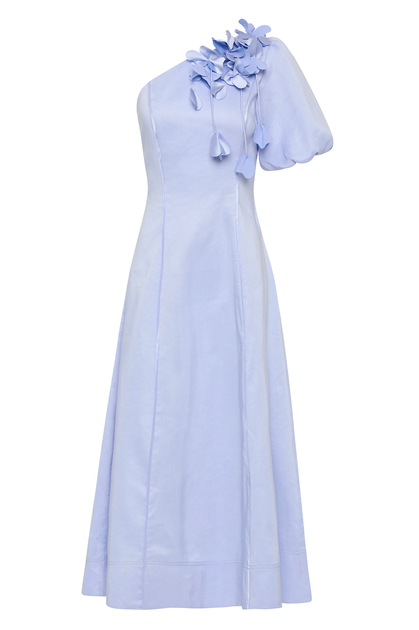 aje blue midi dress Camille Midi Dress | Pale Blue