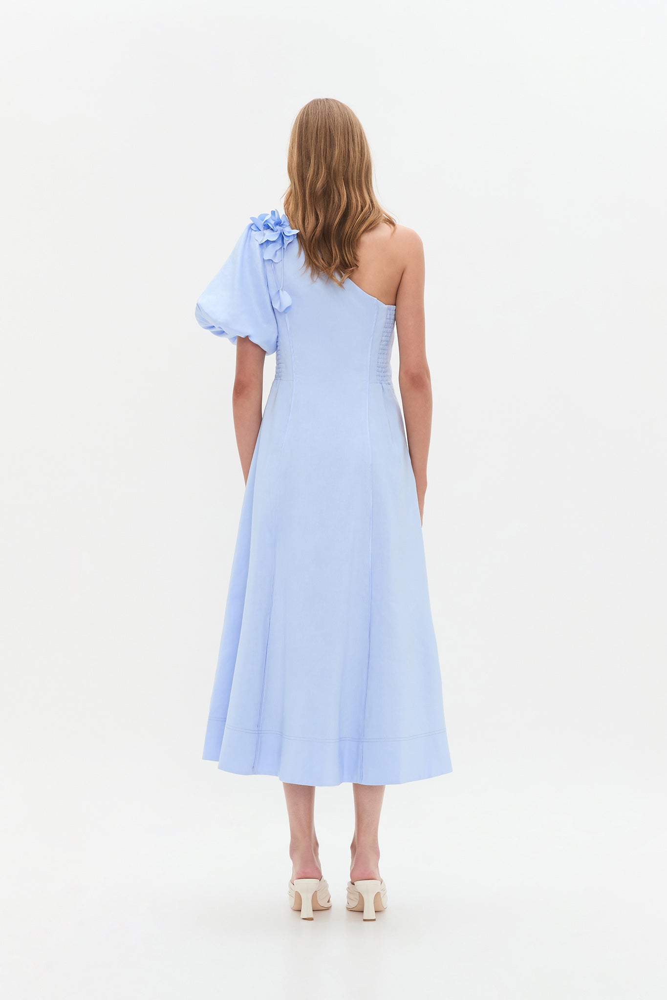 Camille Midi Dress | Pale Blue | Aje Aje International Camille Midi Dress | Pale Blue | Aje Aje International