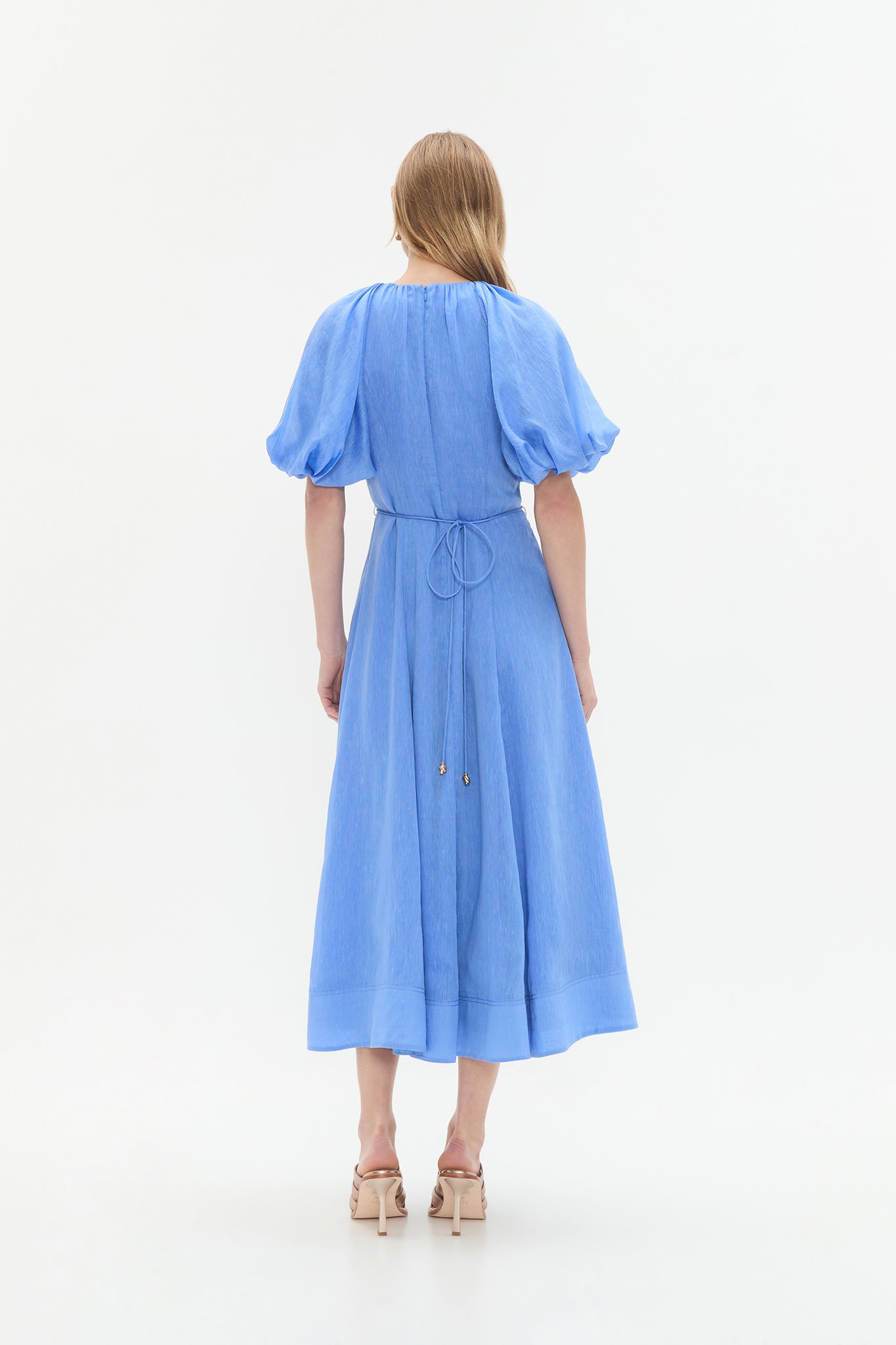 Alma Midi Dress-MIST BLUE / 4 Alma Midi Dress-MIST BLUE / 4