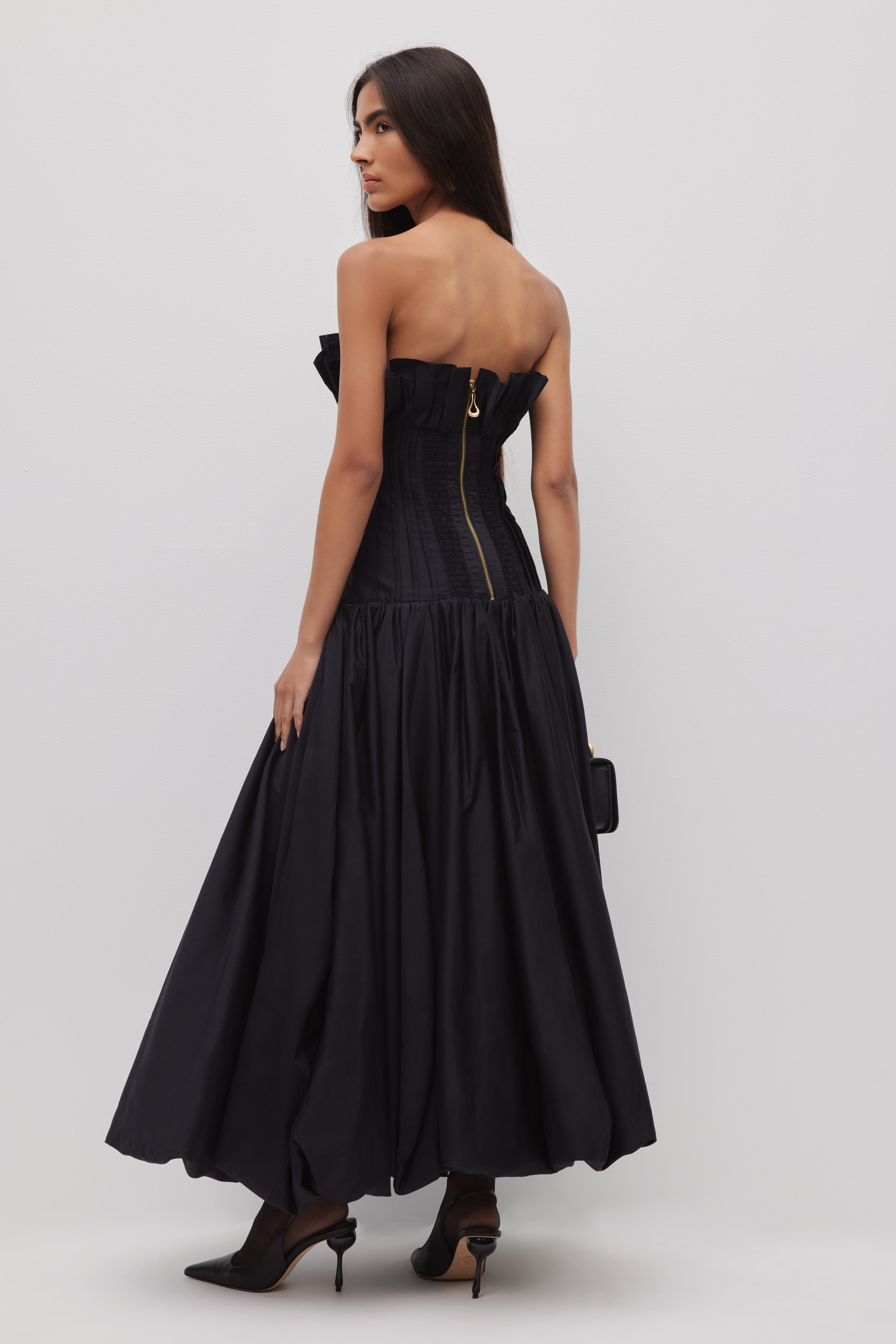 Ivy Bubble Hem Gown