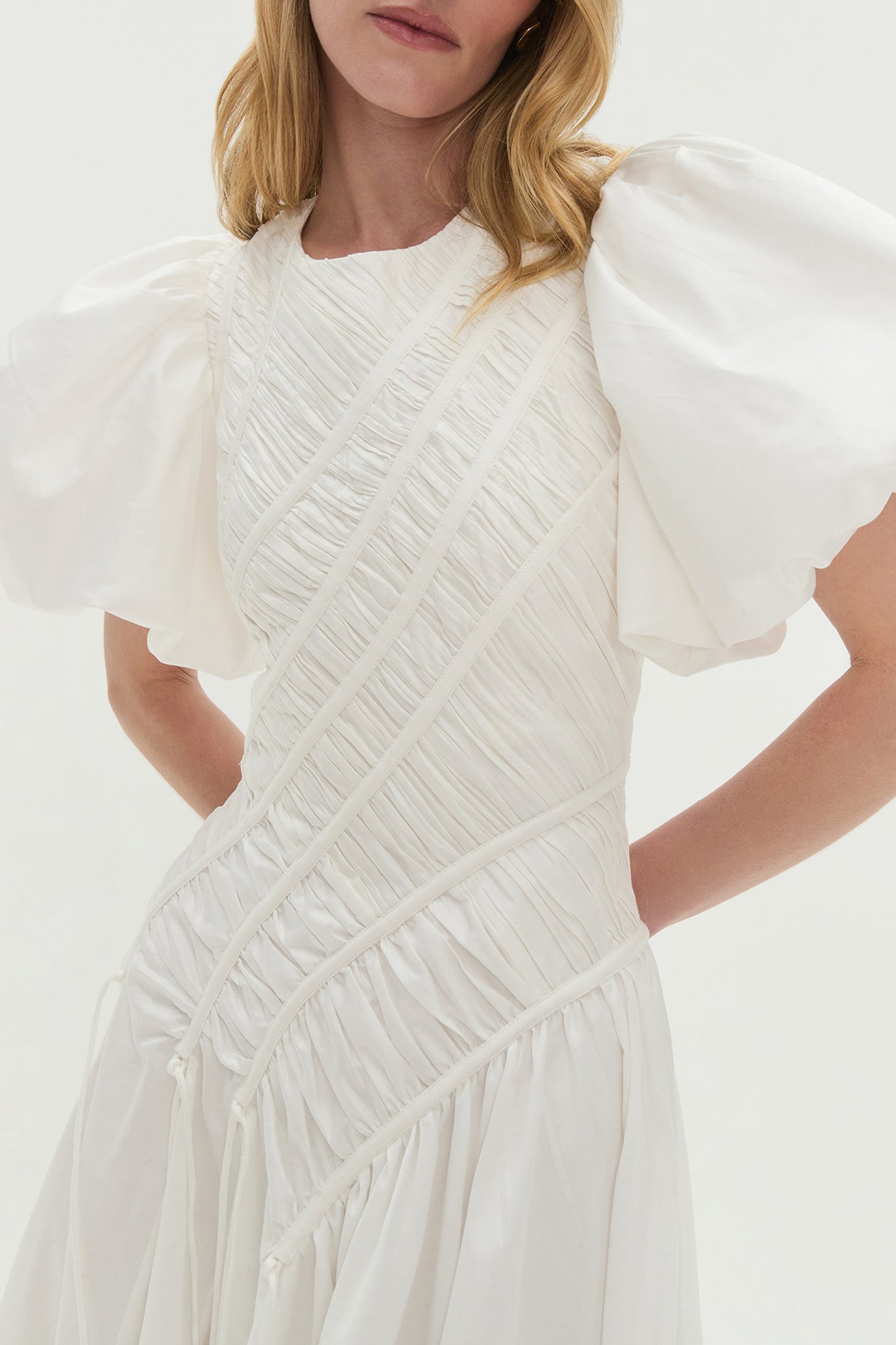 Wisteria Midi Dress | Ivory | Aje – Aje ROW