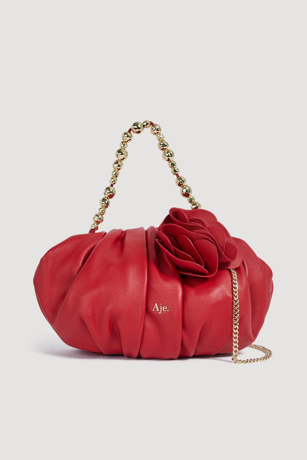 Ari Flower Clutch | Scarlet Red | Aje – Aje International