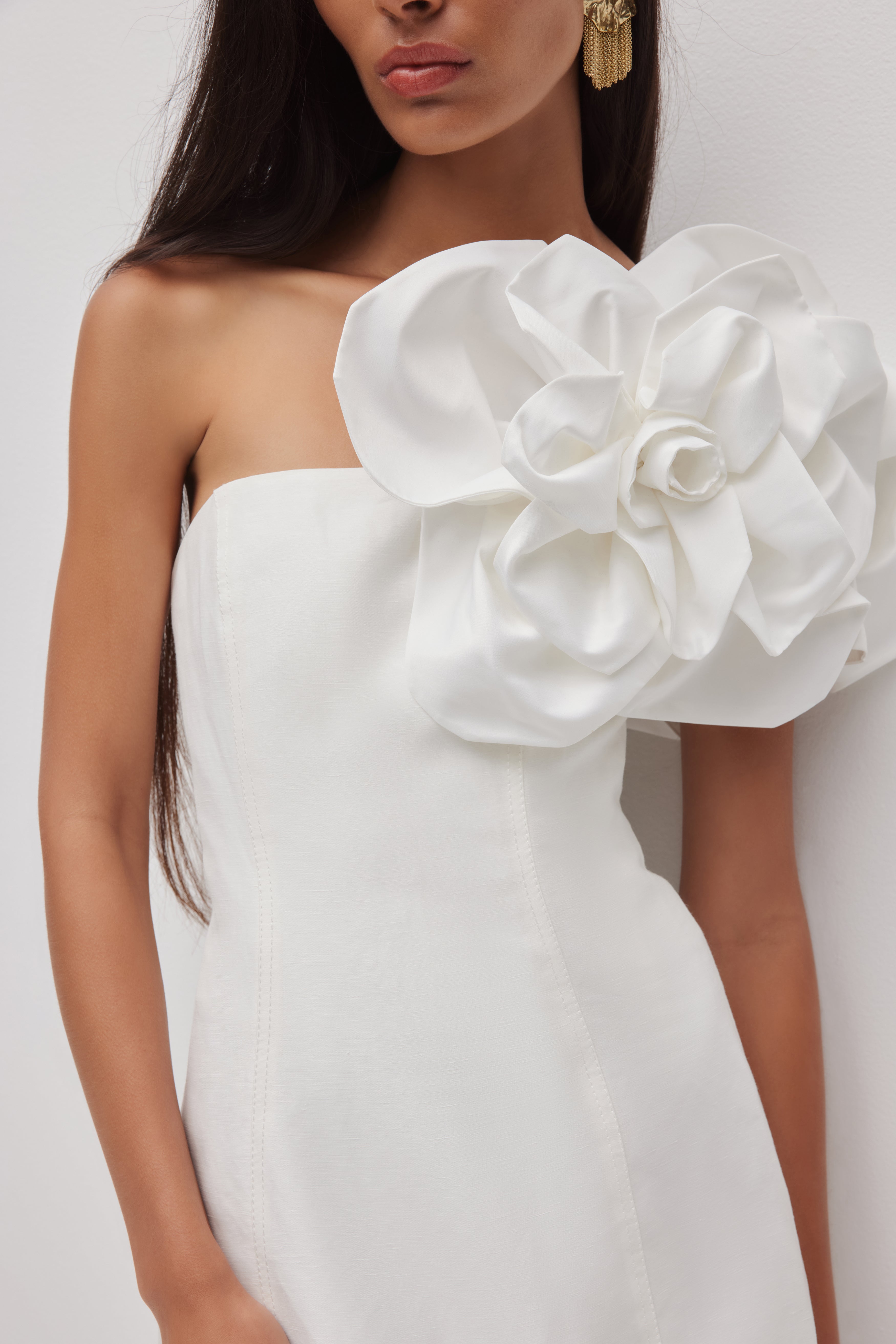 Florence Mini Dress-IVORY / 4 Florence Mini Dress-IVORY / 4
