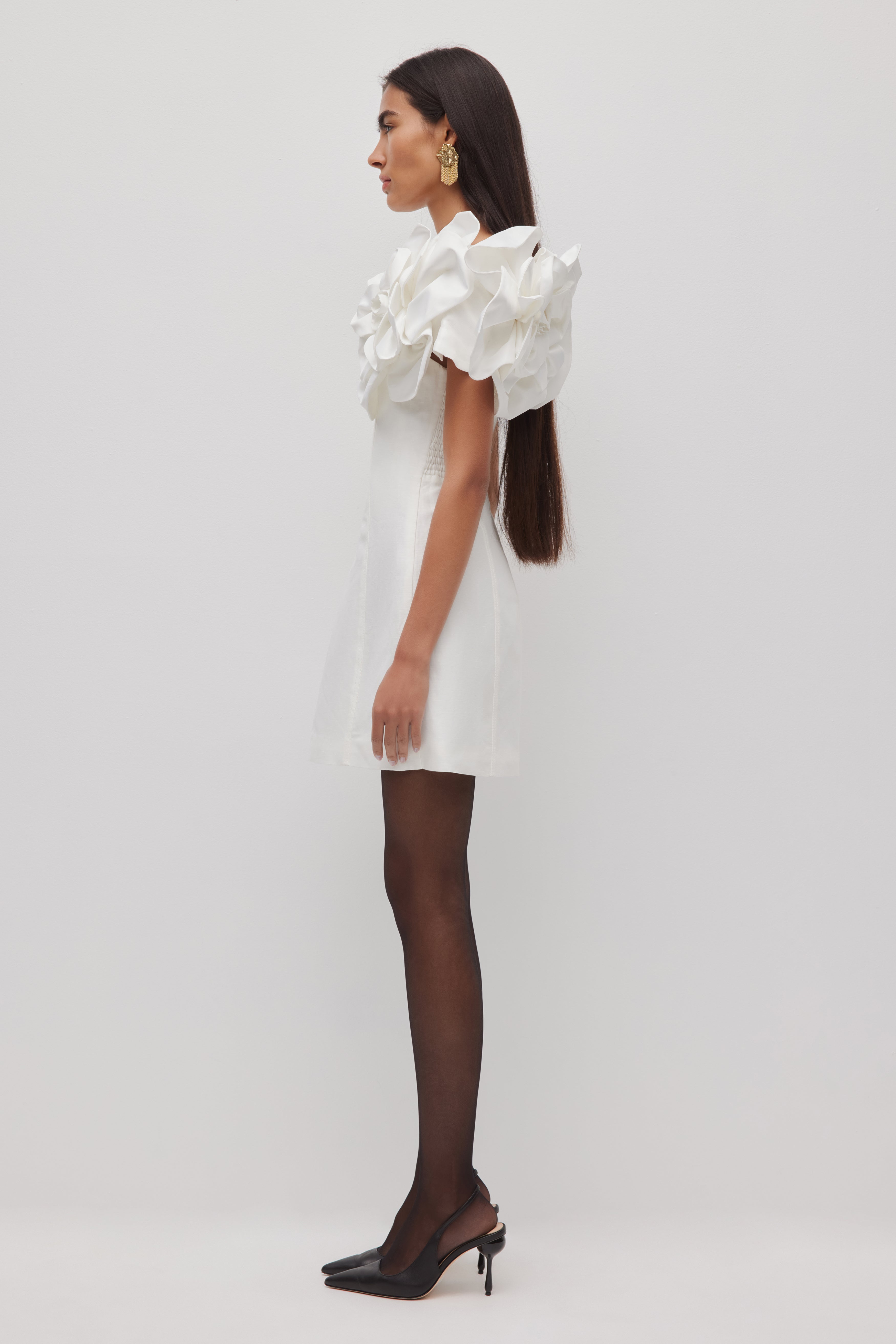 aje florence mini dress Florence Lace Mini Dress | Black