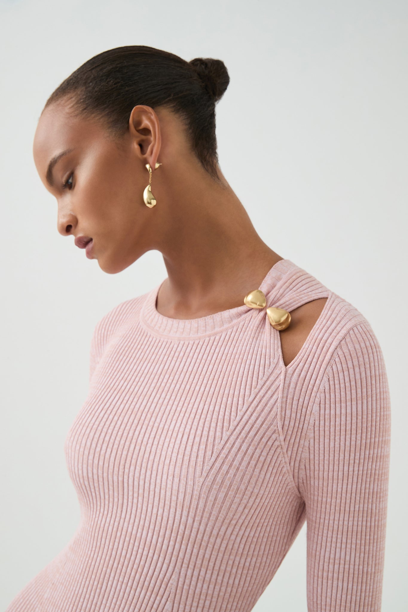 Nina Knit Dress | Pink Marle | Aje Aje International Nina Knit Dress | Pink Marle | Aje Aje International