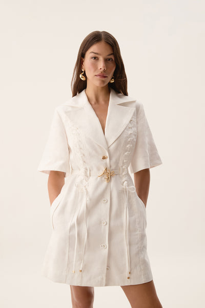 Ana Mini Dress | Ivory