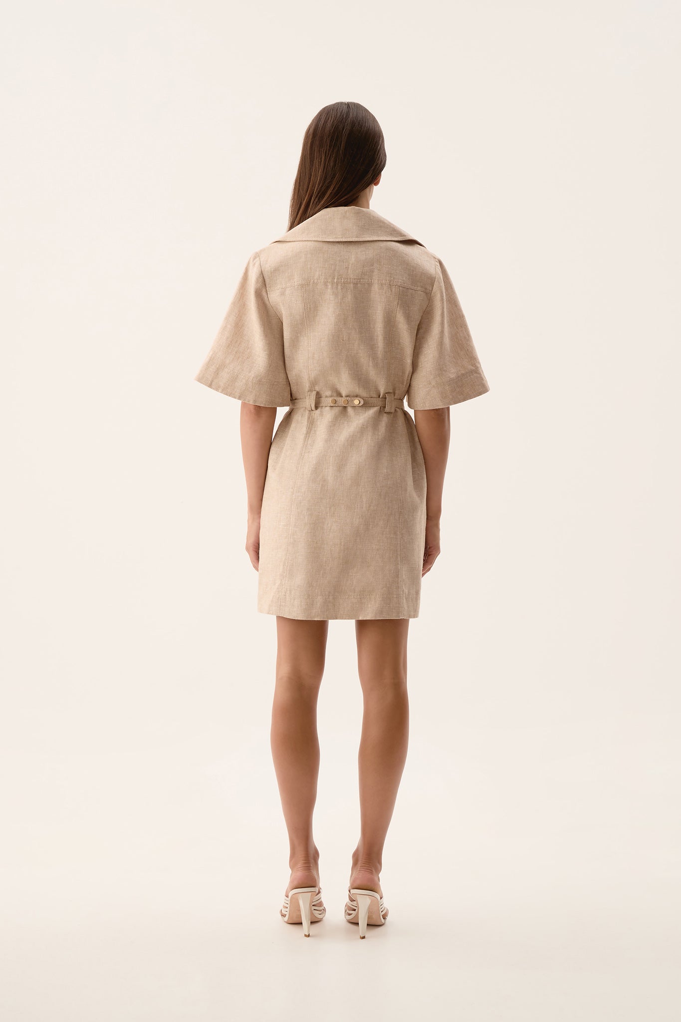 aje beige dress Shop Designer Dresses Online